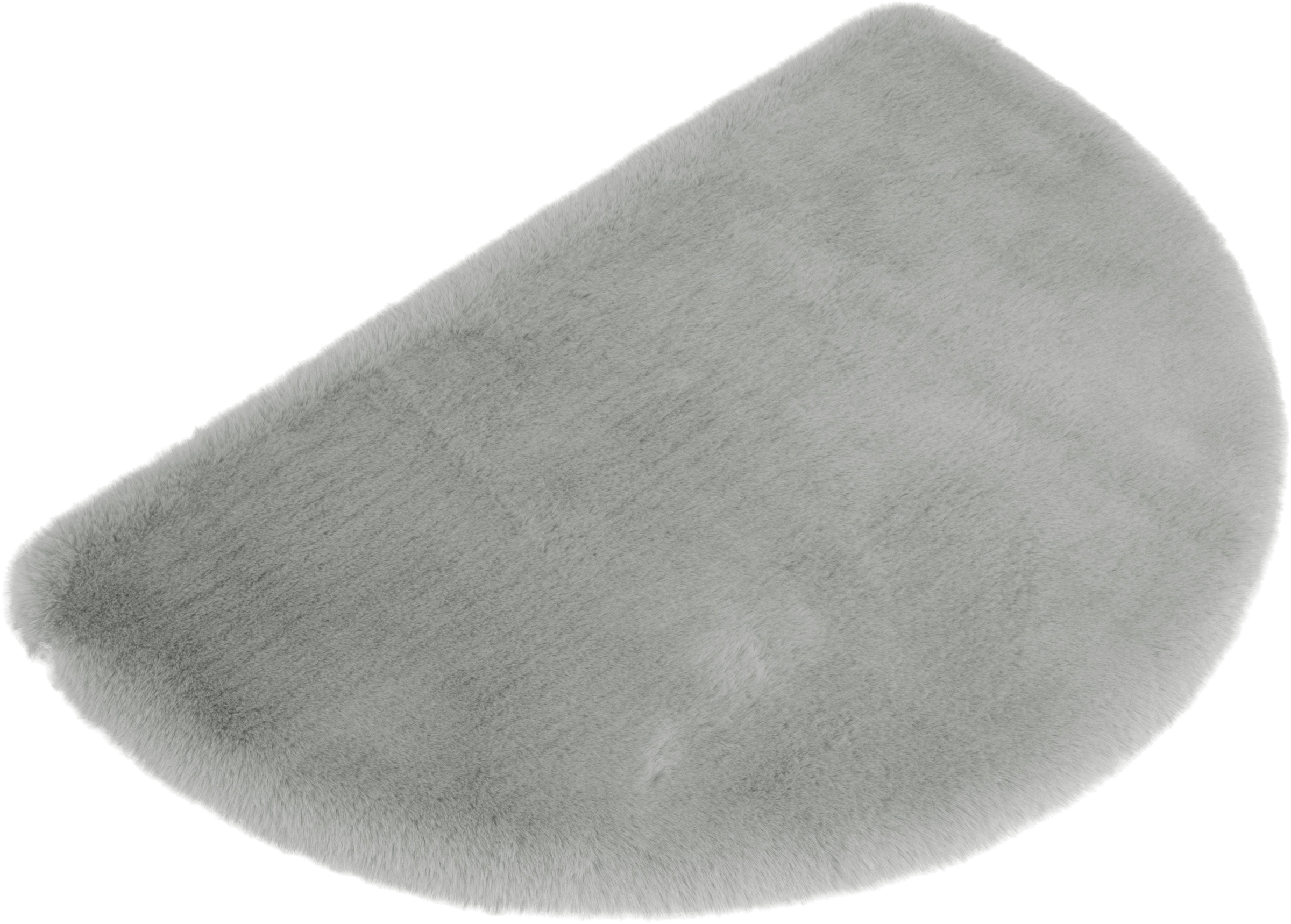 my home Badematte »Rabbit Badematten, Badvorleger, Badezimmer Teppich« Höhe 30 mm rutschhemmend beschichtet fußbodenheizungsgeeignet | schnell trocknend | strapazierfähig Kaninchenfell-Haptik, Badteppich, rechteckig, rund & als 3-tlg. Set