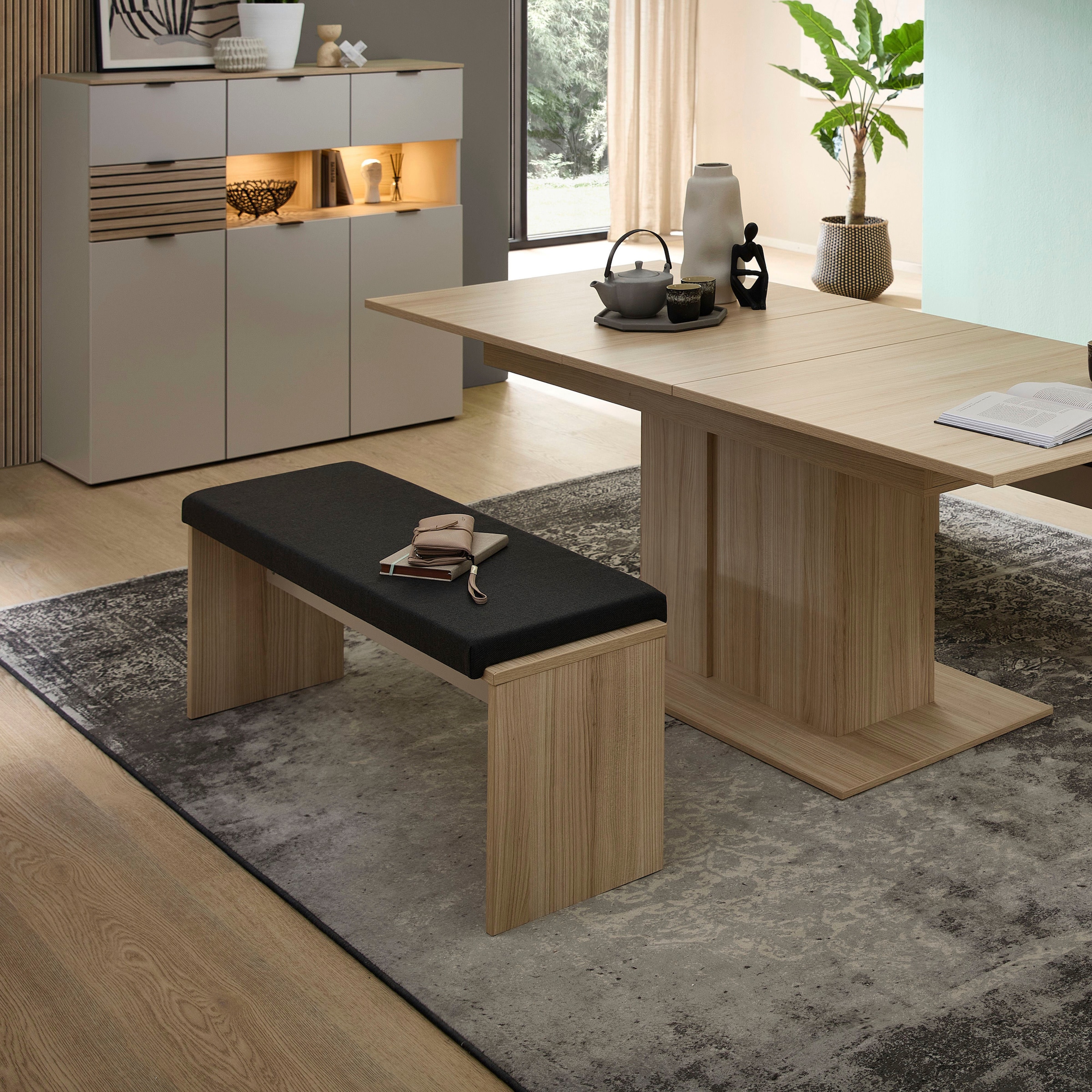 Innostyle Essbank »INA Sitzbank, 126 x 49 x 40 cm (B/H/T)« 1 Stk. tlg. inkl. Sitzkissen