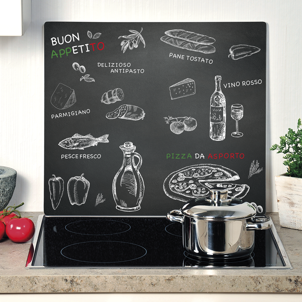 KESPER® Schneide- und Abdeckplatte »Multi-Glasschneideplatte, Ristorante, 56x50 cm« vielseitig einsetzbar