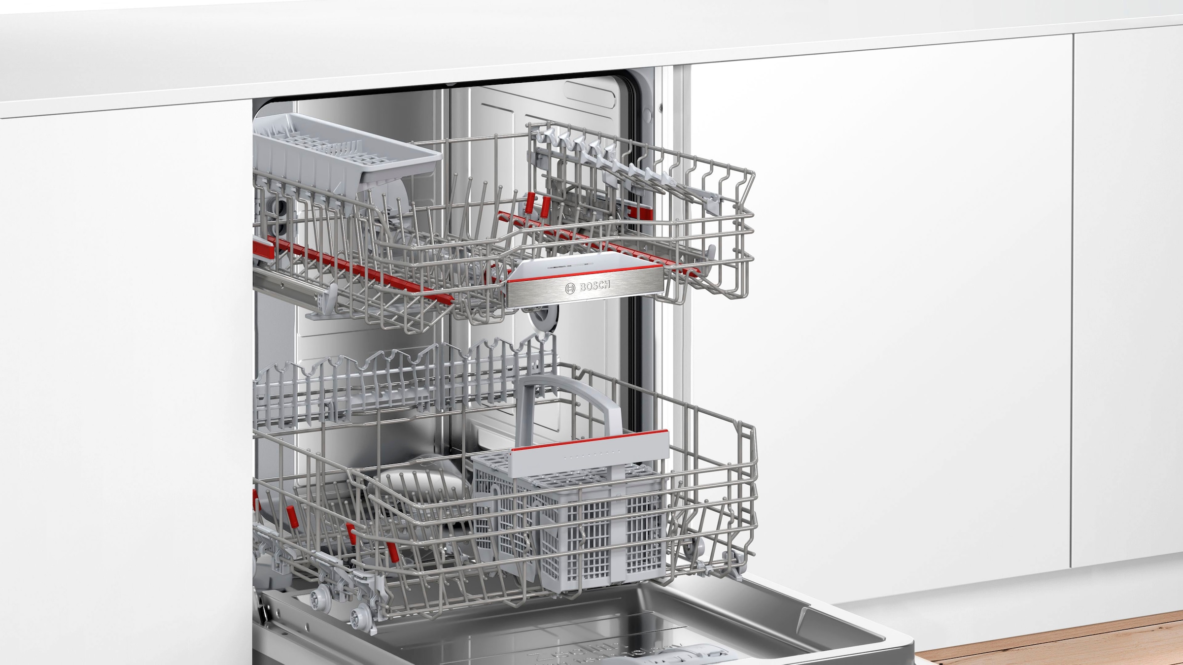 BOSCH vollintegrierbarer Geschirrspüler 6 »SMV6YAX04E«, 13 Maßgedecke