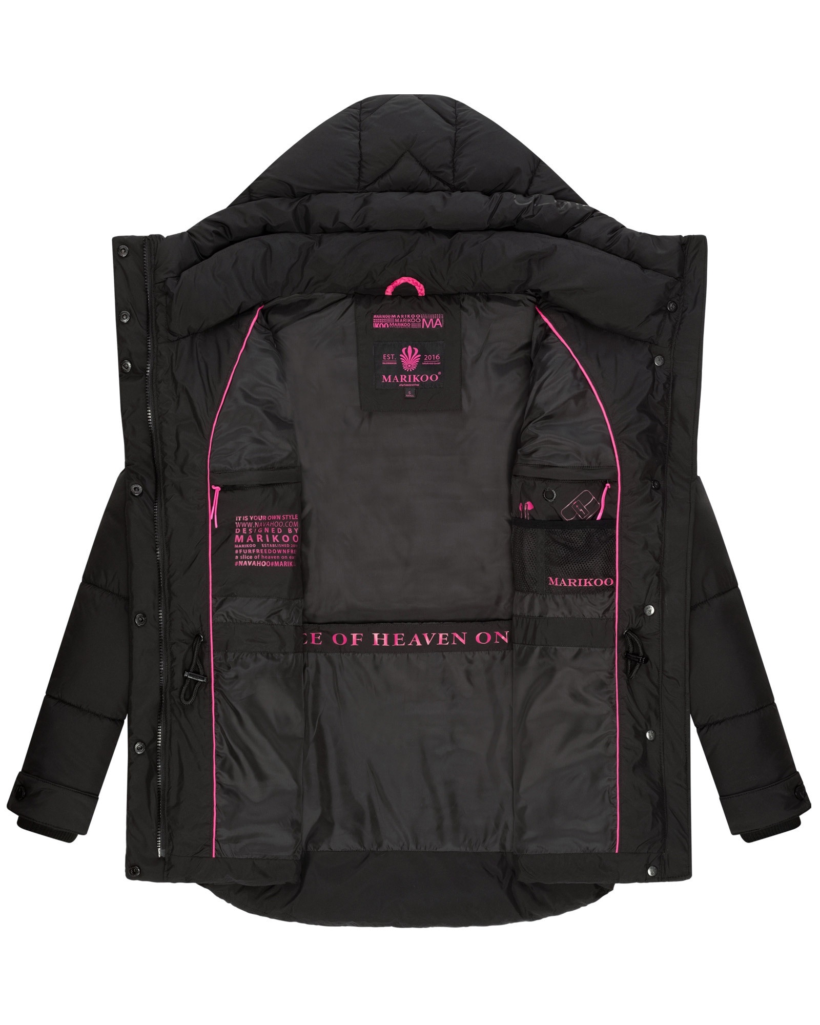Marikoo Winterjacke »Marikoo Akumaa Damen Winterjacke B947«