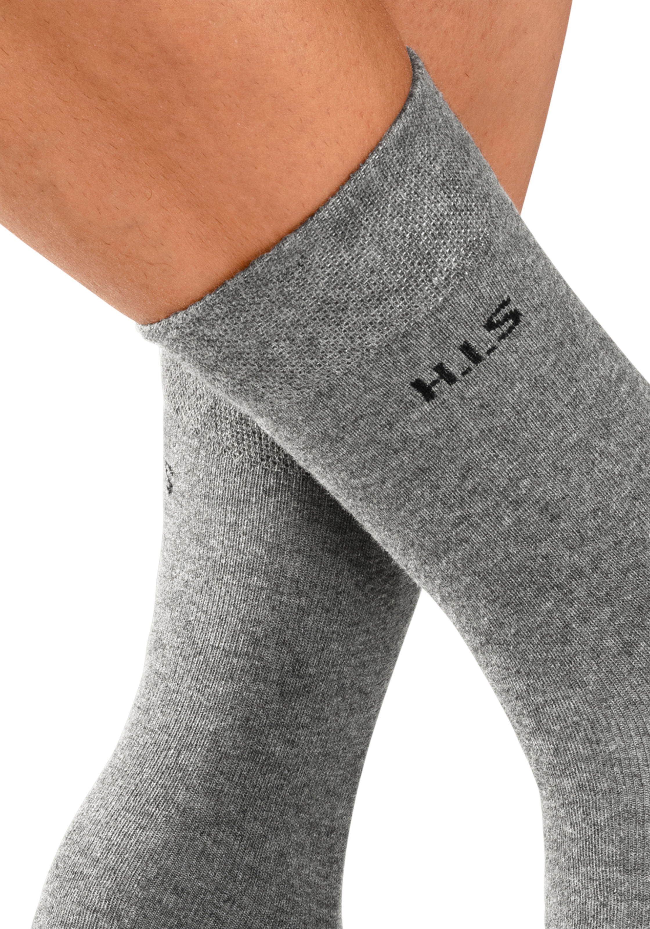 H.I.S Socken, (4 Paar), mit kaufen Bündchen druckfreiem online bequem
