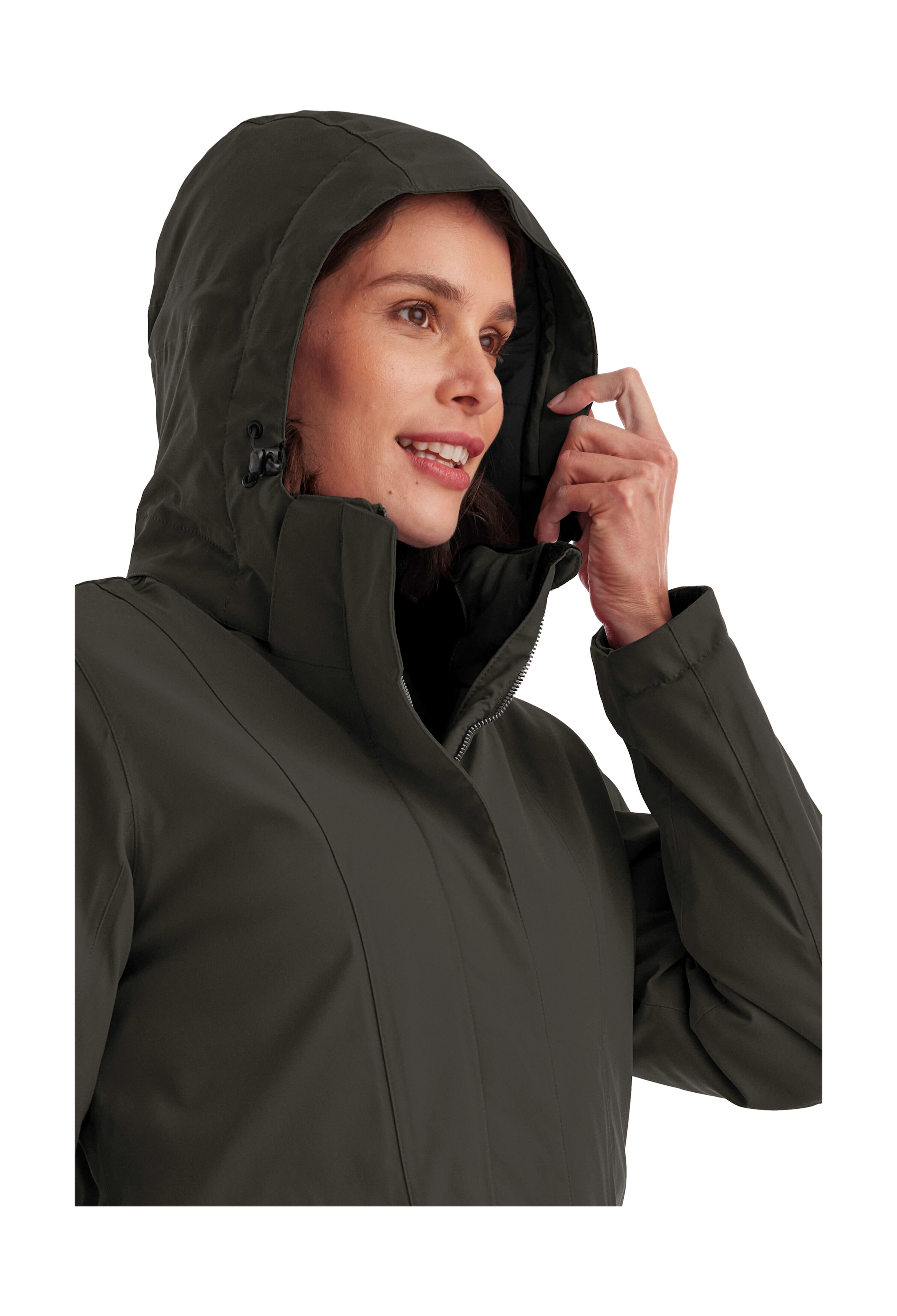 Killtec Parka »Damen Funktionsparka«, Wasserdichter, atmungsaktiver Damenparka mit abnehmbarer Kapuze