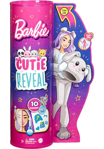 Barbie Anziehpuppe »Cutie Reveal«, mit Welpen-Plüschkostüm und 10 Überraschungen kaufen