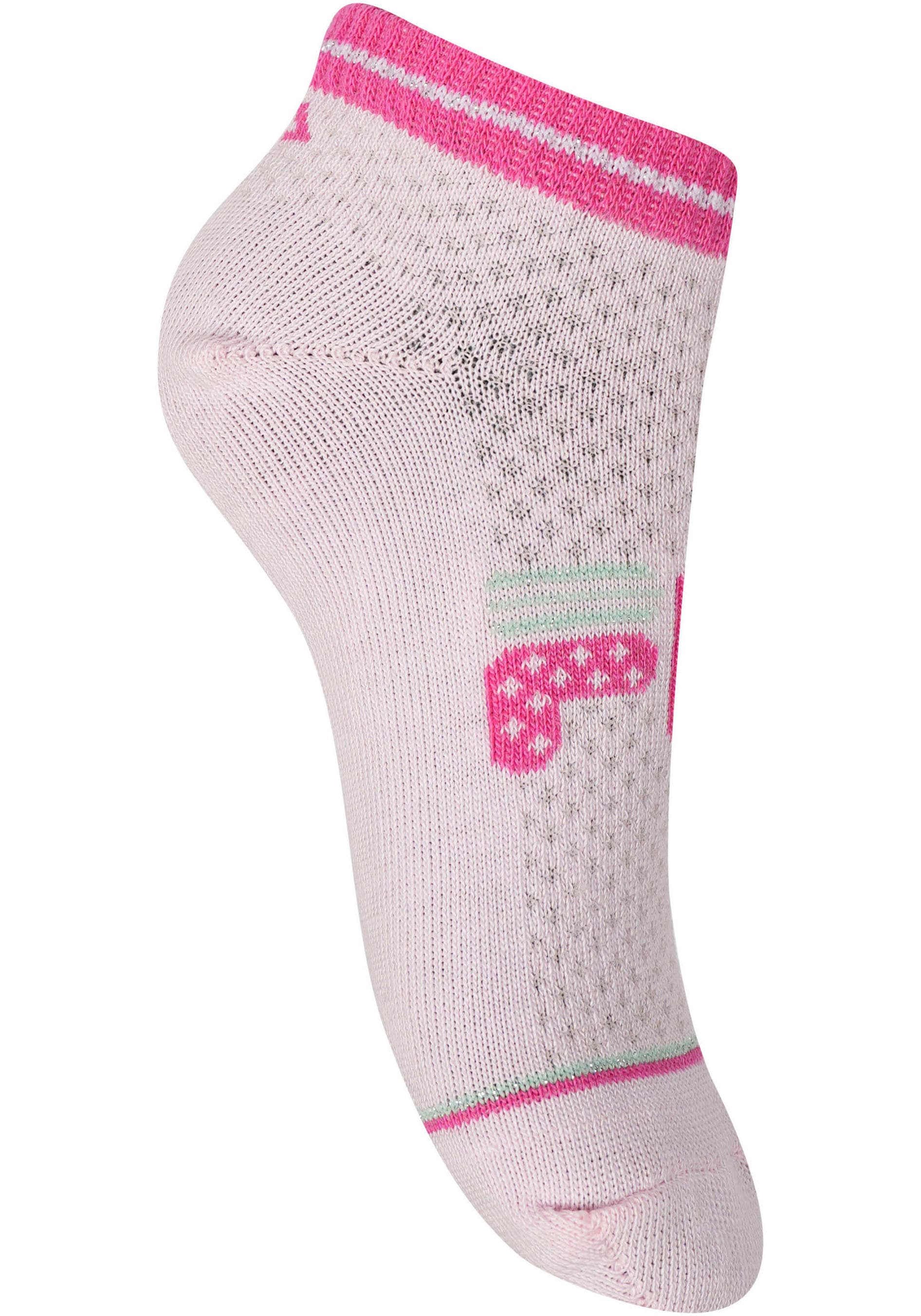 Fila Freizeitsocken »JUNIOR GIRL INVISIBLE SOCKS«, (6 Paar), mit elastischem Bündchen