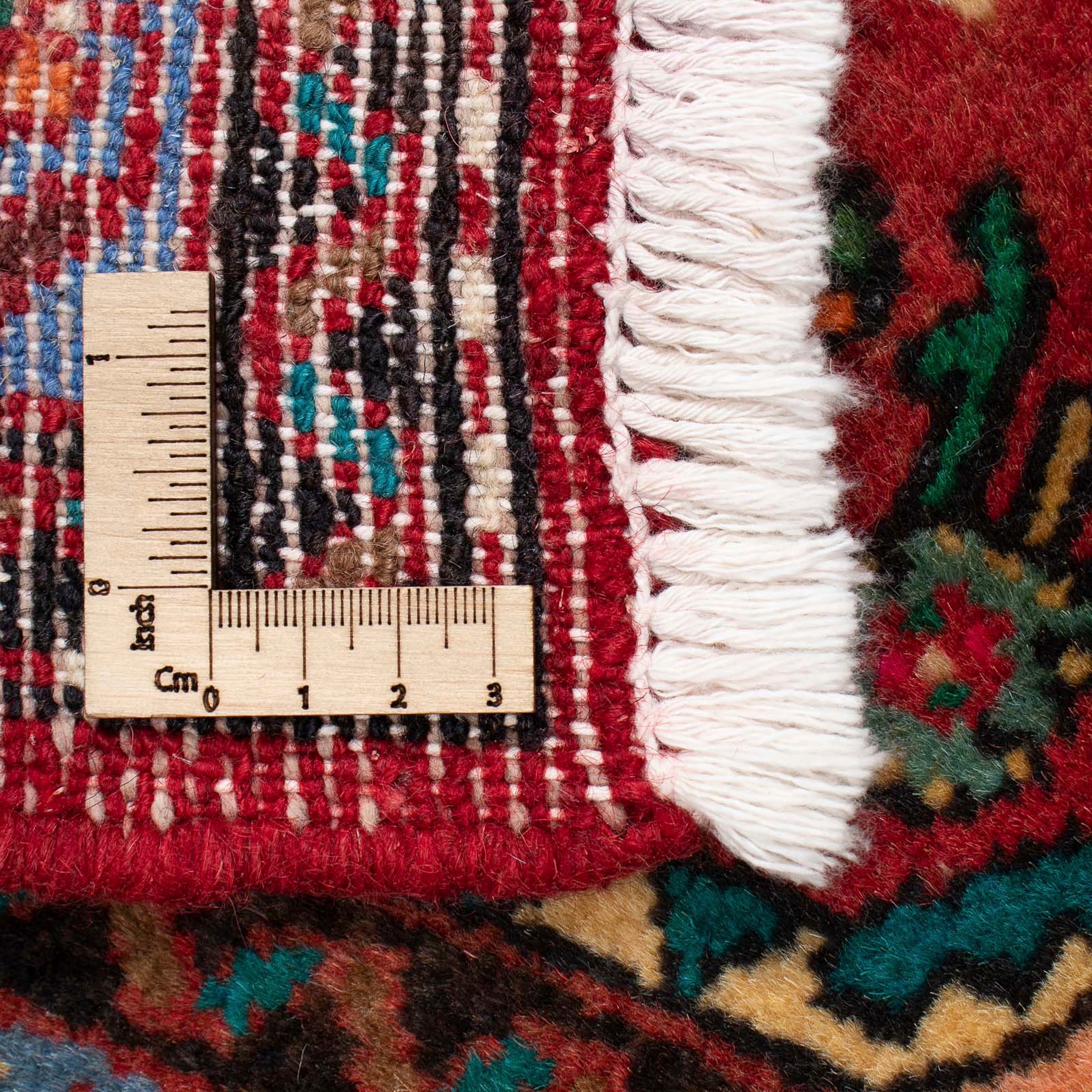 morgenland Orientteppich »Perser - Nomadic - 92 x 61 cm - dunkelrot«, rechteckig, Wohnzimmer, Handgeknüpft, Einzelstück mit Zertifikat