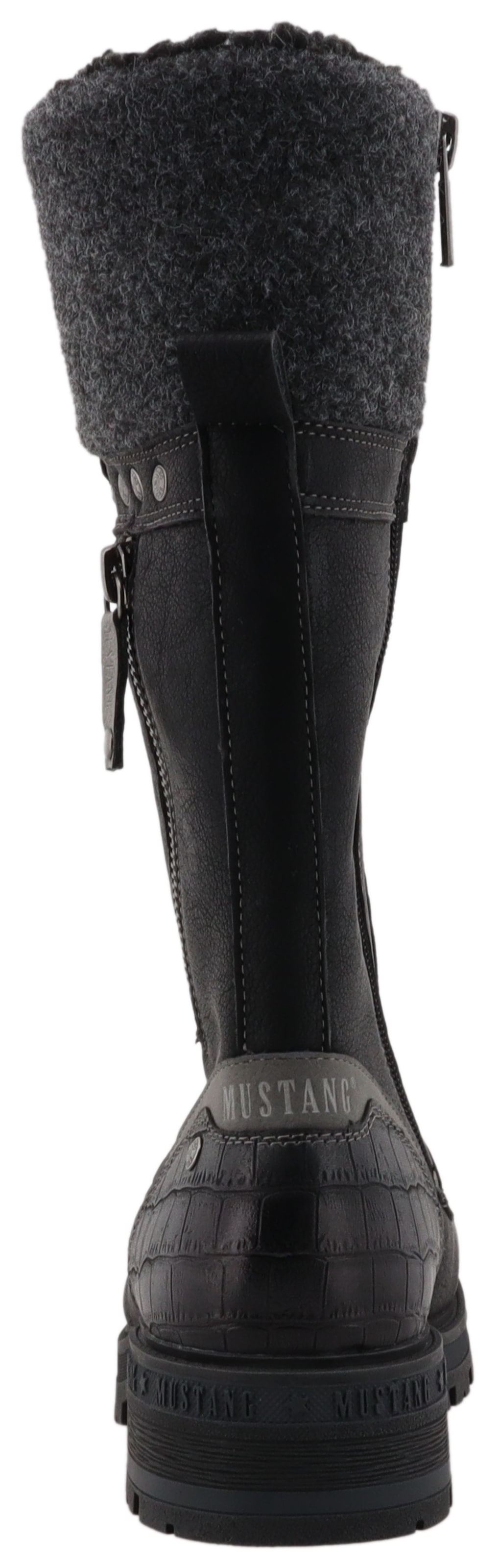 Mustang Shoes Winterstiefel »Darleen«  Schnürstiefel mit Reißverschluss