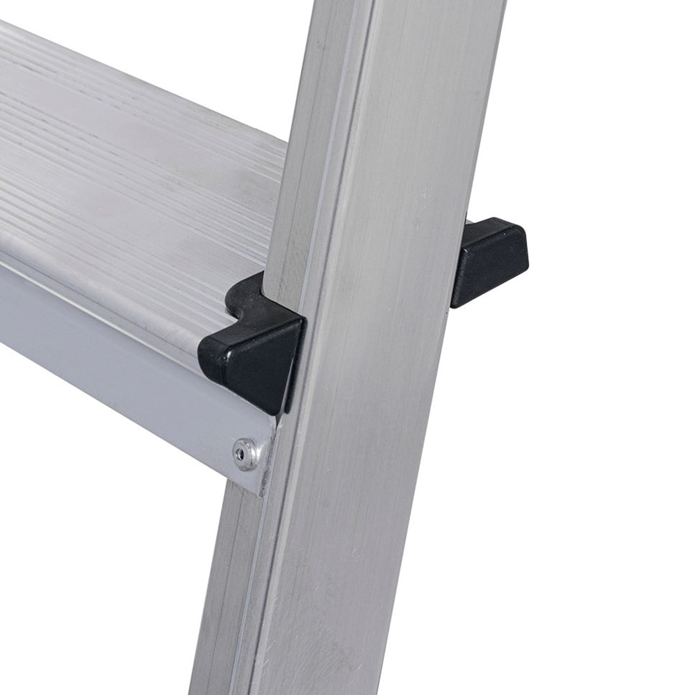 KRAUSE Stehleiter »Safety«, Aluminium, 1x7 Stufen, Arbeitshöhe ca. 350 cm