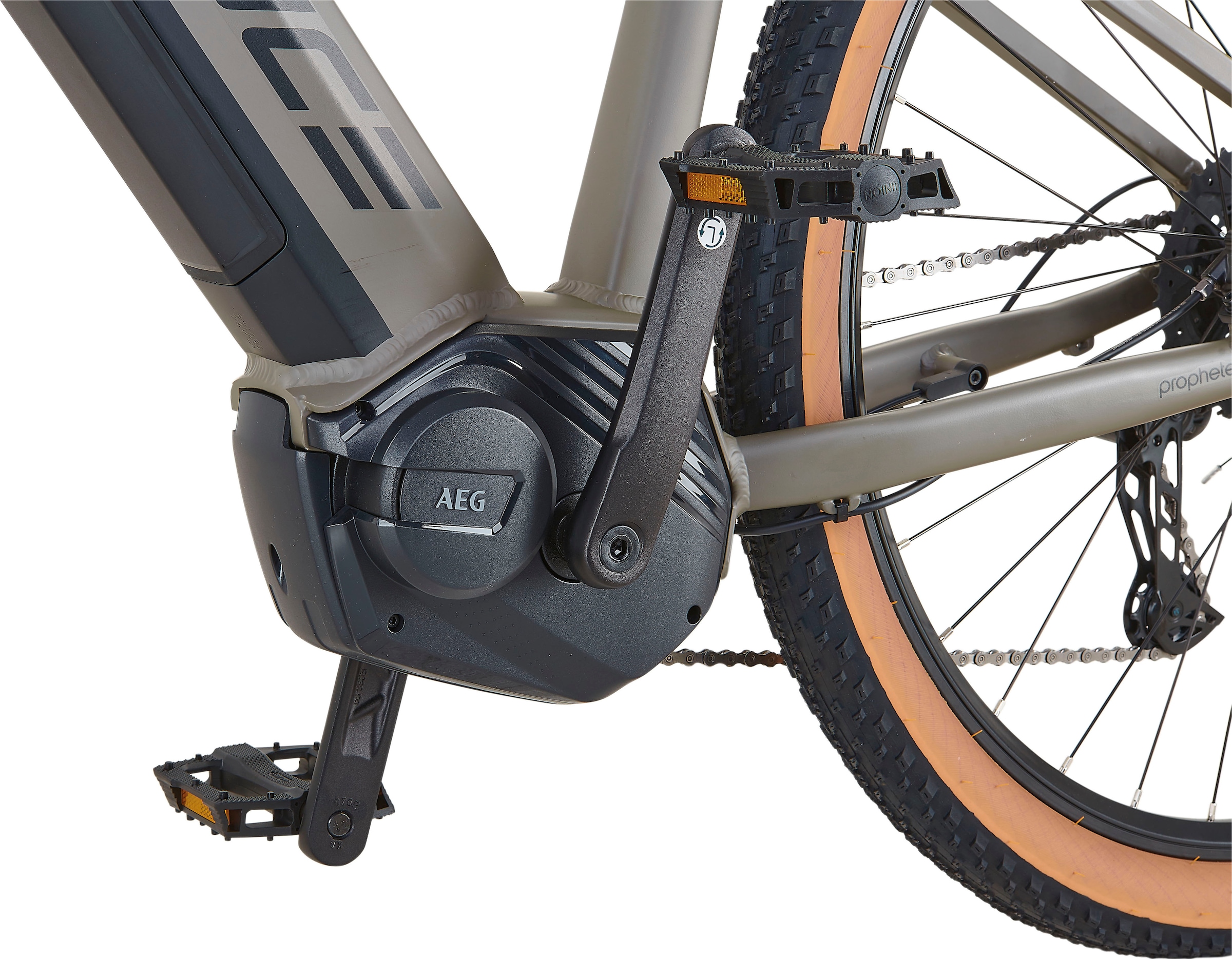 Prophete »Dice 3.0« 10 Gang Shimano Cues Schaltwerk Kettenschaltung Mittelmotor 250 W Pedelec, Elektrofahrrad für Damen und Herren, MTB