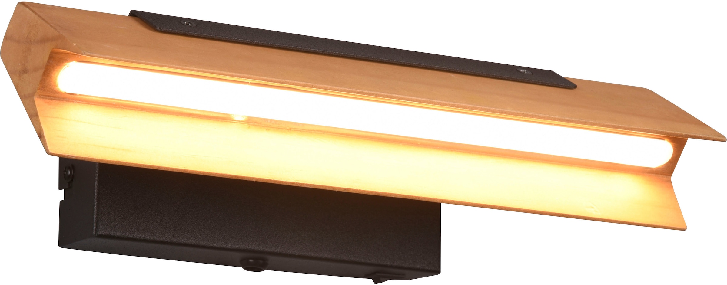 TRIO Leuchten LED 3 1100 kaufen Wandleuchte Holzschirm Wandlampe Dimmstufen Garantie schwenkbar, »Kerala«, online 3 1 Lumen | warmweiß, LED mit XXL flammig-flammig, Jahren