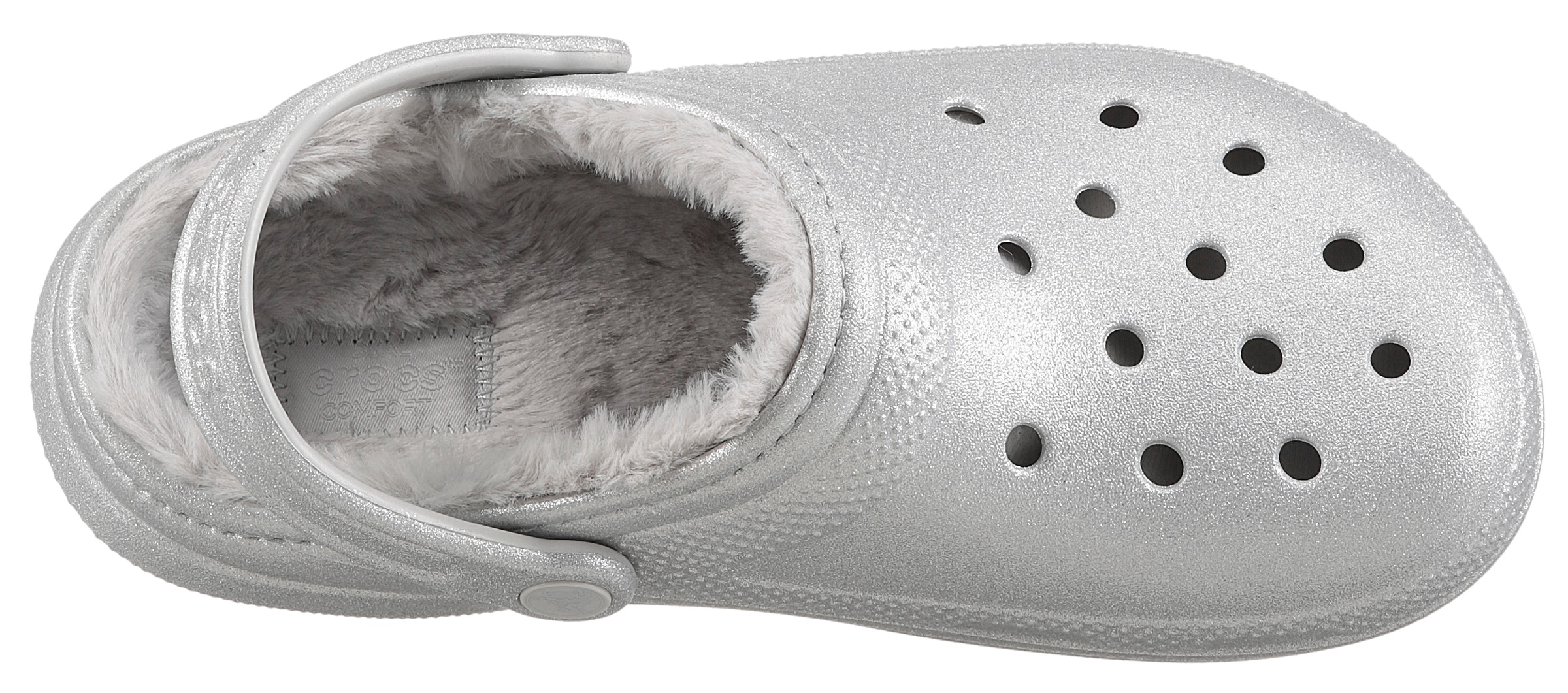 Crocs Clog »Classic Fuzz Lined Glitter«  mit Lüftungsöffnungen