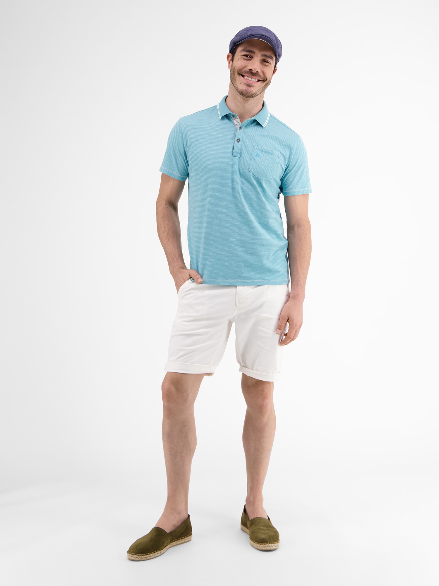 LERROS Poloshirt »LERROS Poloshirt mit Finelinerstreifen«
