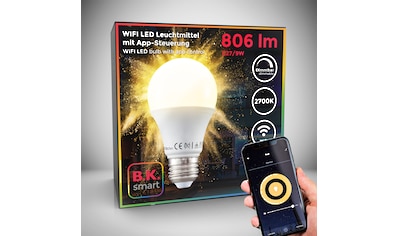 Hama LED Wandleuchte »LED Wandleuchte, WLAN Wandlampe für innen/außen  Außenlampe IP 44«, Lizenziert von/durch: Amazon ➥ 3 Jahre XXL Garantie |  UNIVERSAL