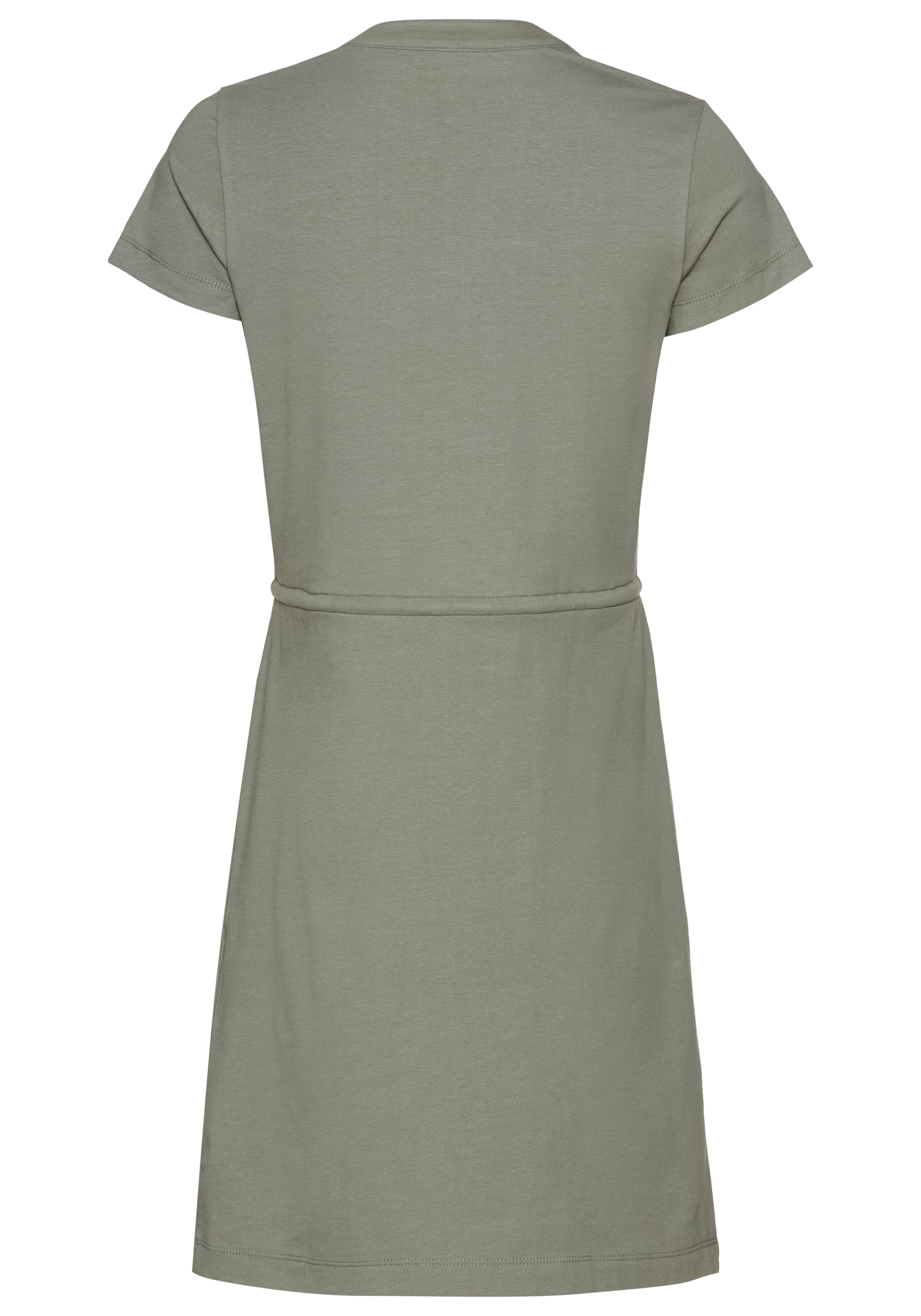 KangaROOS Jerseykleid, im sportlichen Look, mit Print und Bindeband in der Taille