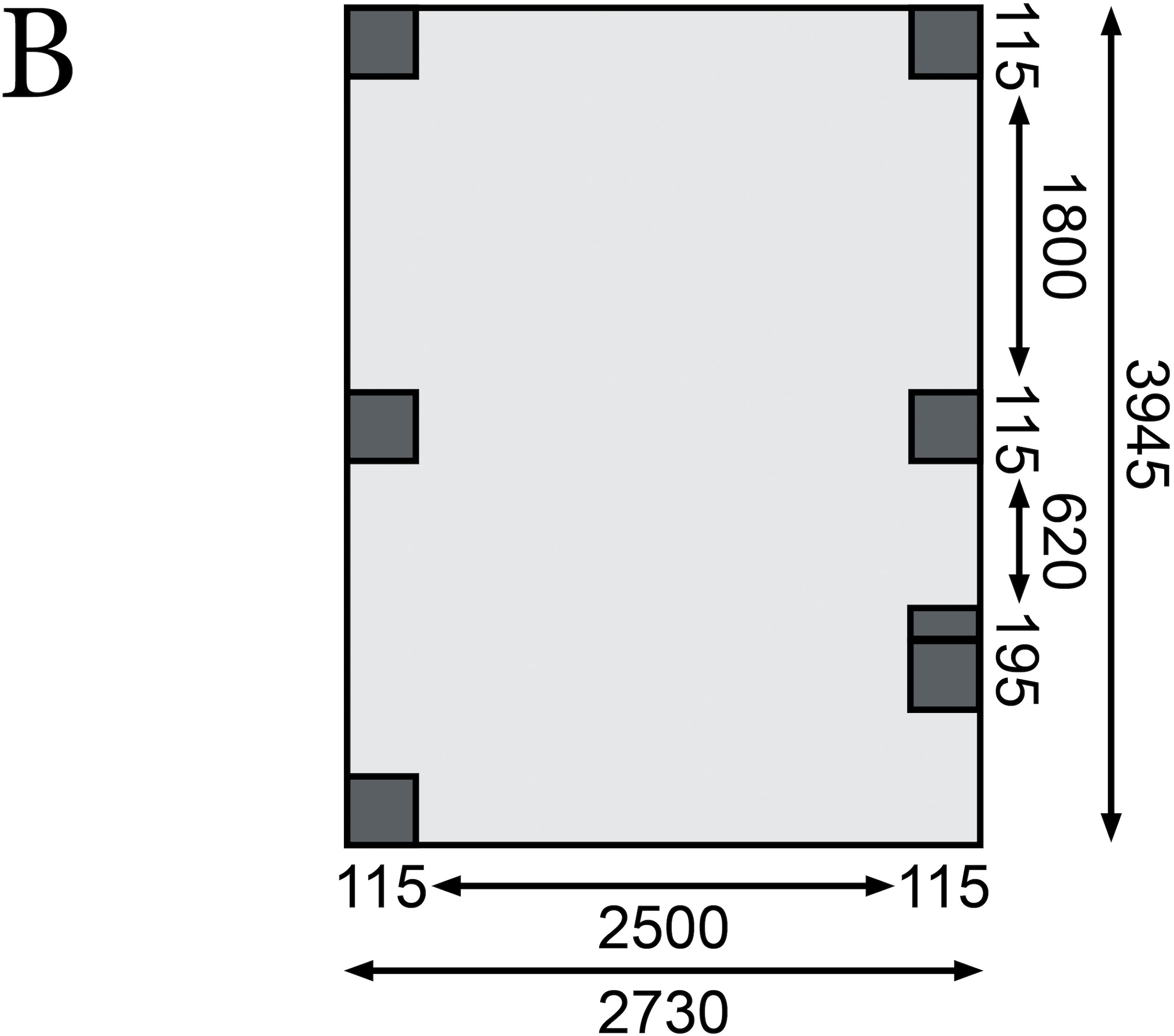 Karibu Einzelcarport »»Classic 1 SET« Stahl-Dach Variante B, mit einem Einfahrtsbogen« Massivholz 250 cm KDI aus Masivholz