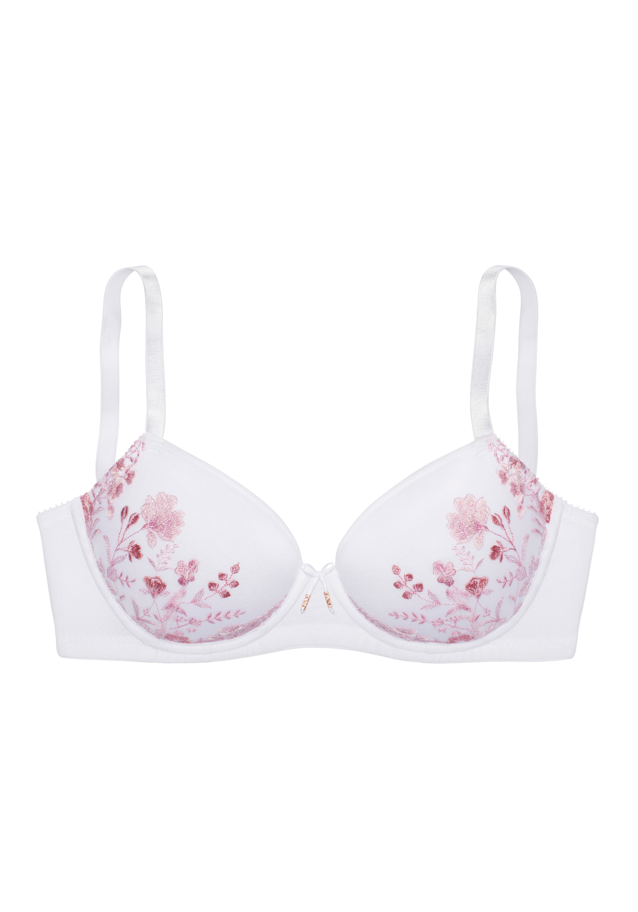 LASCANA Schalen-BH »Bügel-BH, Maria« Edle Stickerei-Spitze mit Blumen, als Dessous-Set kombinierbar