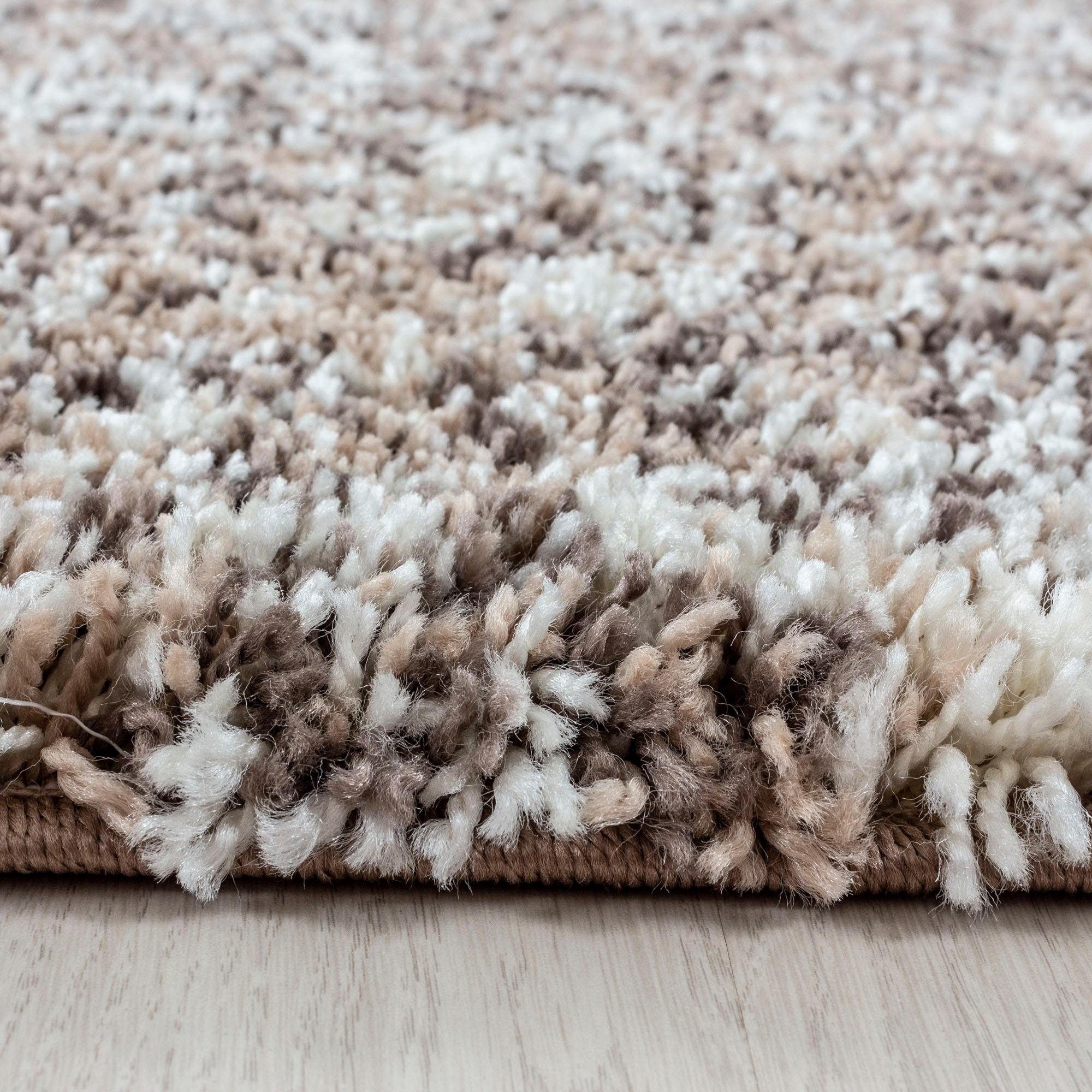 Ayyildiz Teppiche Hochflor-Teppich »Enjoy Shaggy« rechteckig 50 mm Höhe auch als Läufer, Shaggy, Langflor, meliert, Wohnzimmer