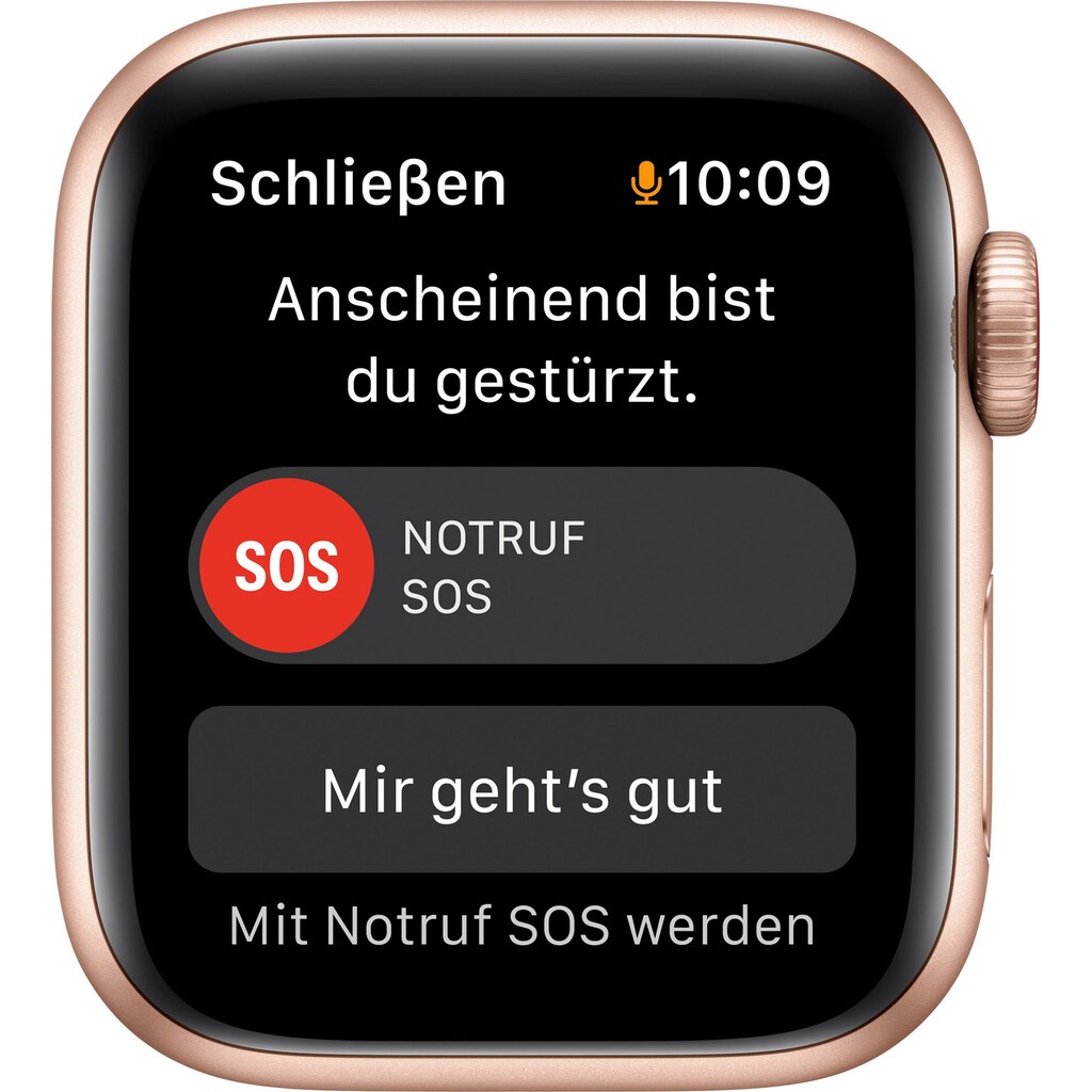 Apple Smartwatch »Series SE, GPS + Cellular, Aluminium-Gehäuse, 40 mm mit Sport Loop«, (Watch OS 7)