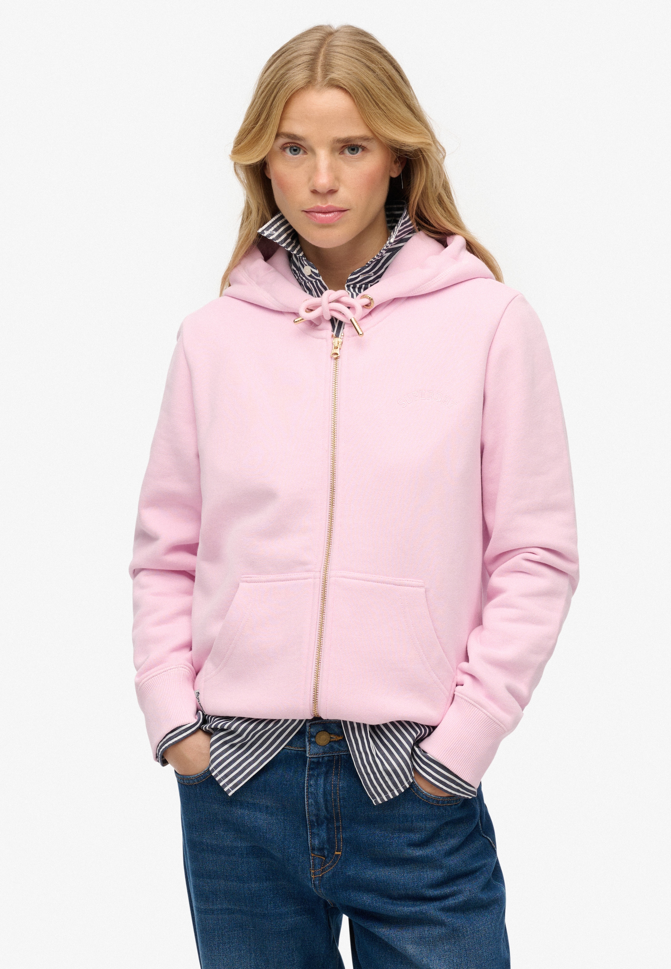 Superdry Kapuzensweatjacke »Essential Logo Ziphood Hb«