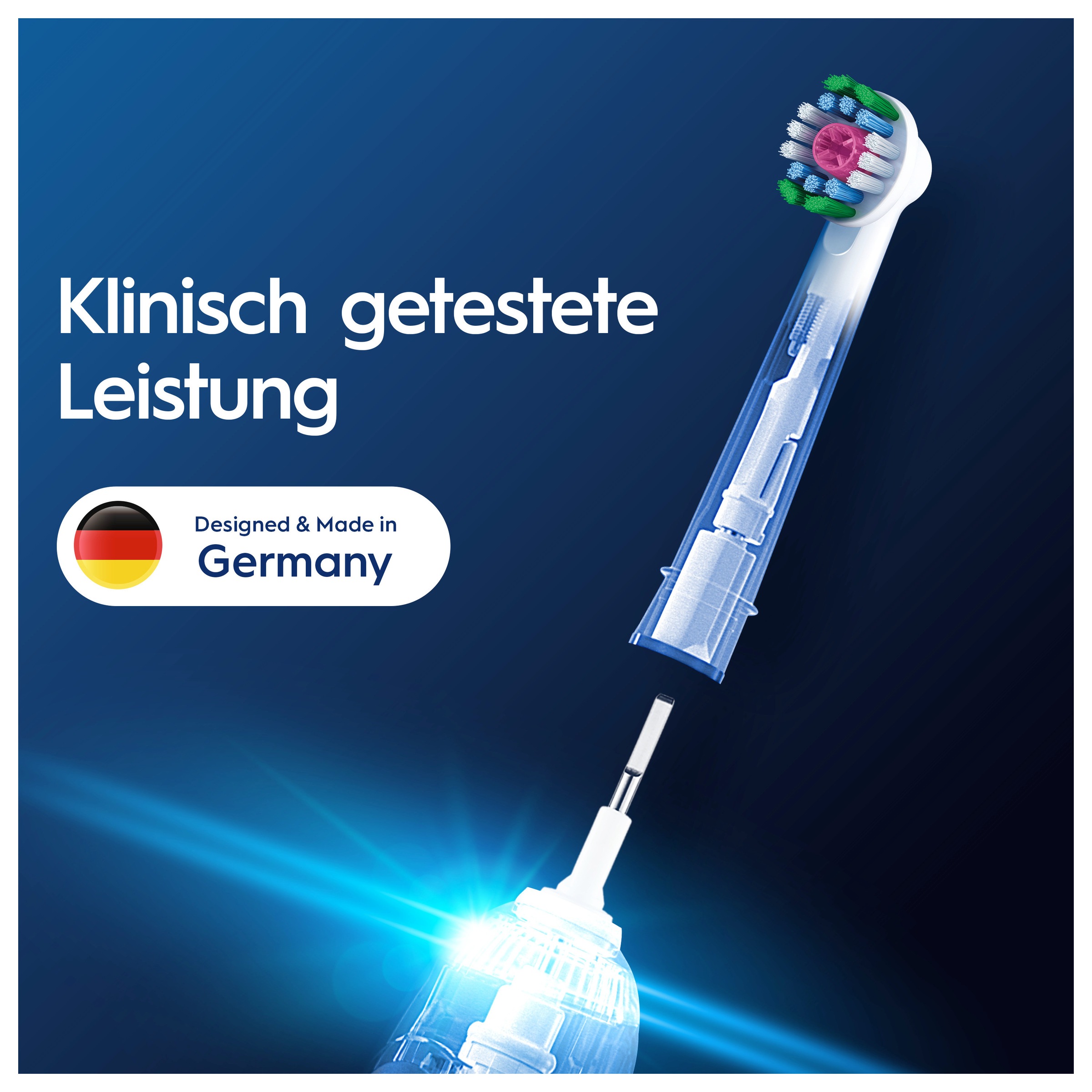 Oral-B Aufsteckbürsten »Pro 3DWhite« aufhellende Zahnreinigung mit innovativen X-förmigen Borsten