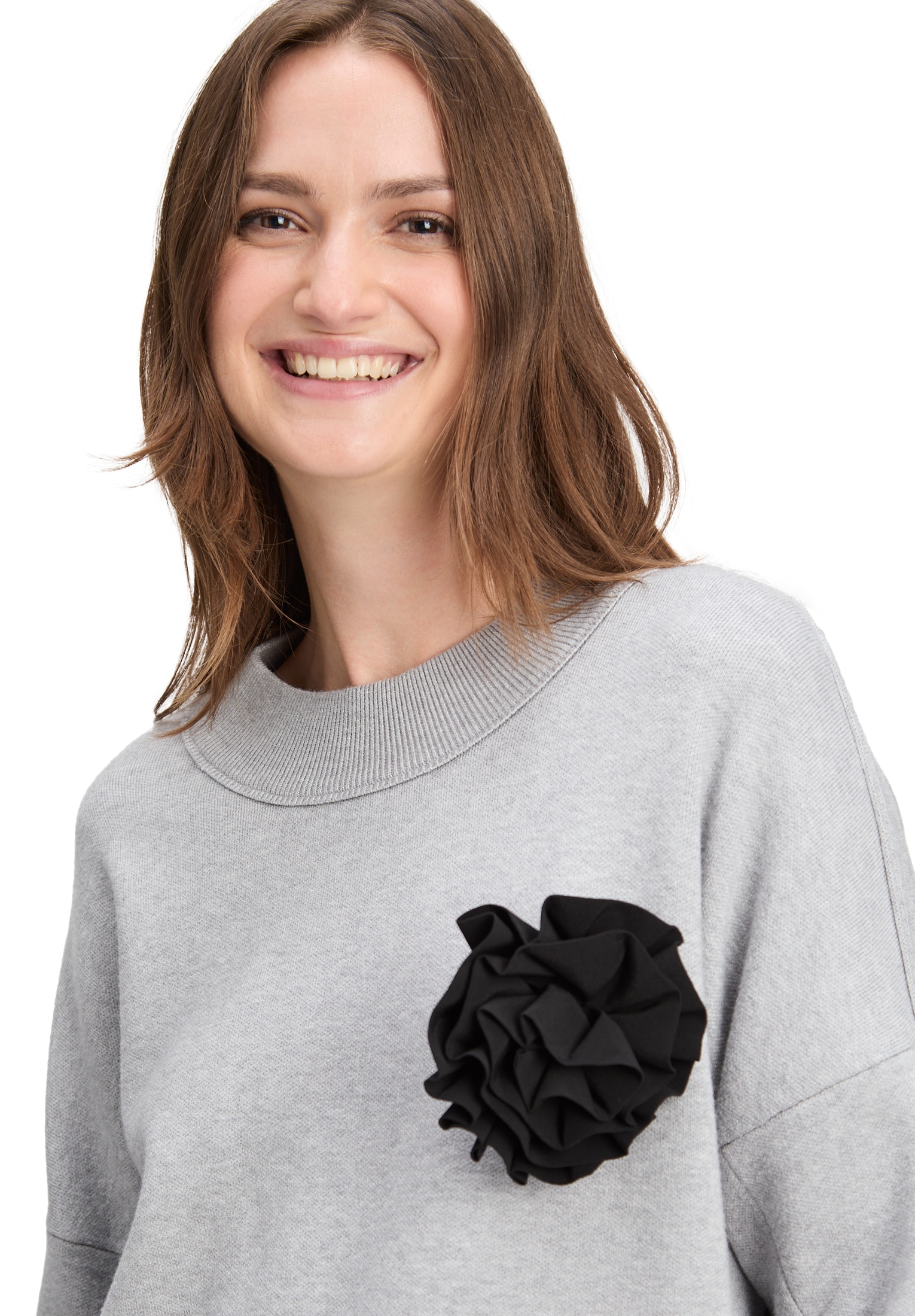 Cartoon Strickpullover »Strickpullover mit Rundhalsausschnitt«