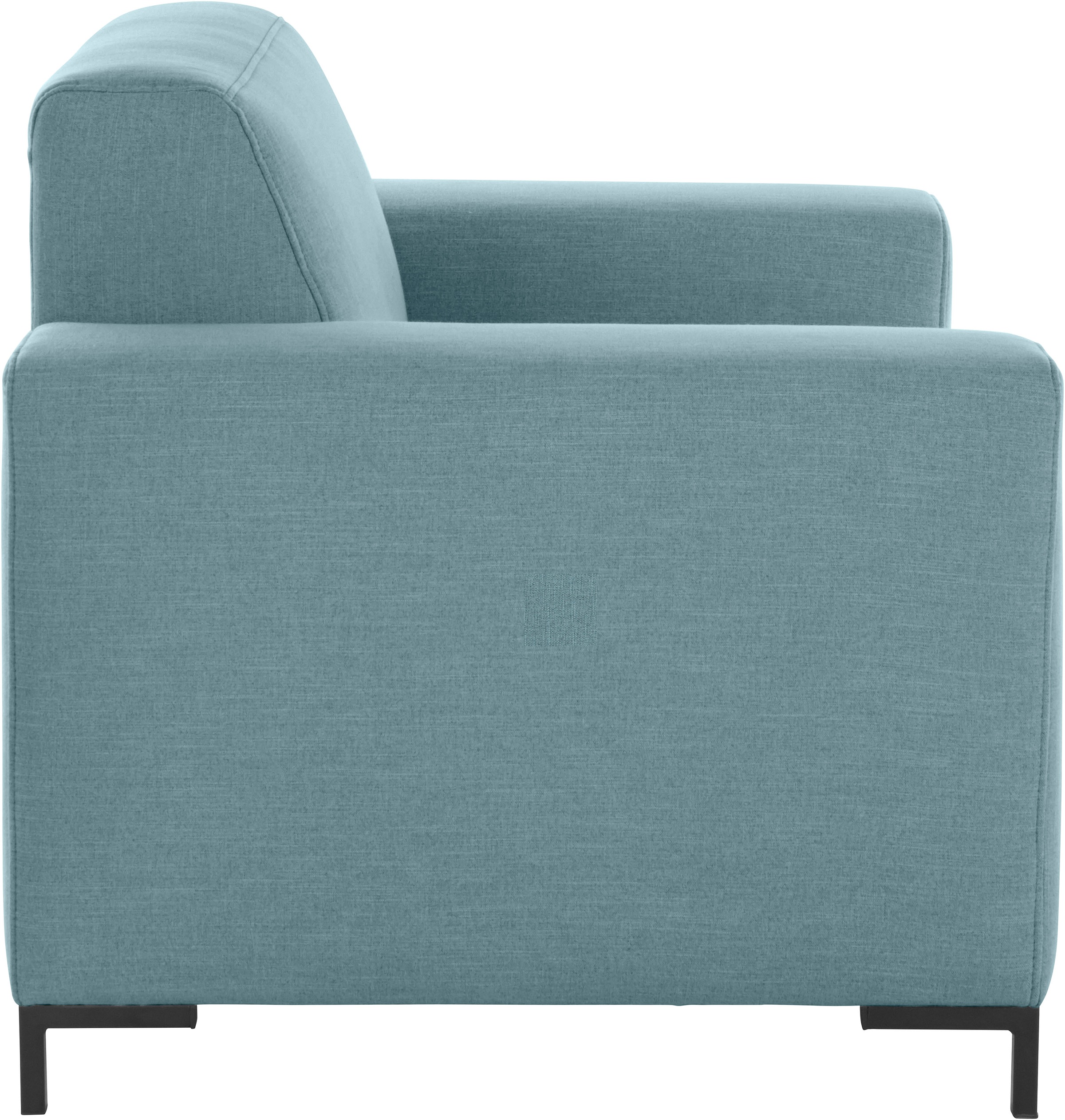 OTTO products Sessel »Grazzo Loungesessel, moderne Sitzheftung, bequemer Einzelsessel«, hochwertige Stoffe aus recyceltem Material, Steppung im Sitzbereich