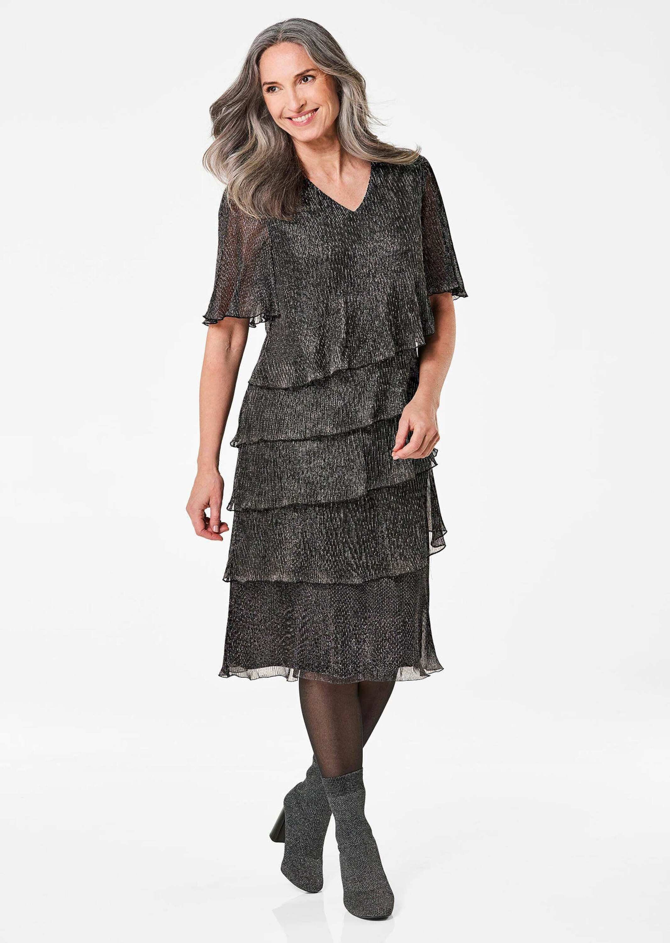 GOLDNER Abendkleid »Kurzgröße Kleid«