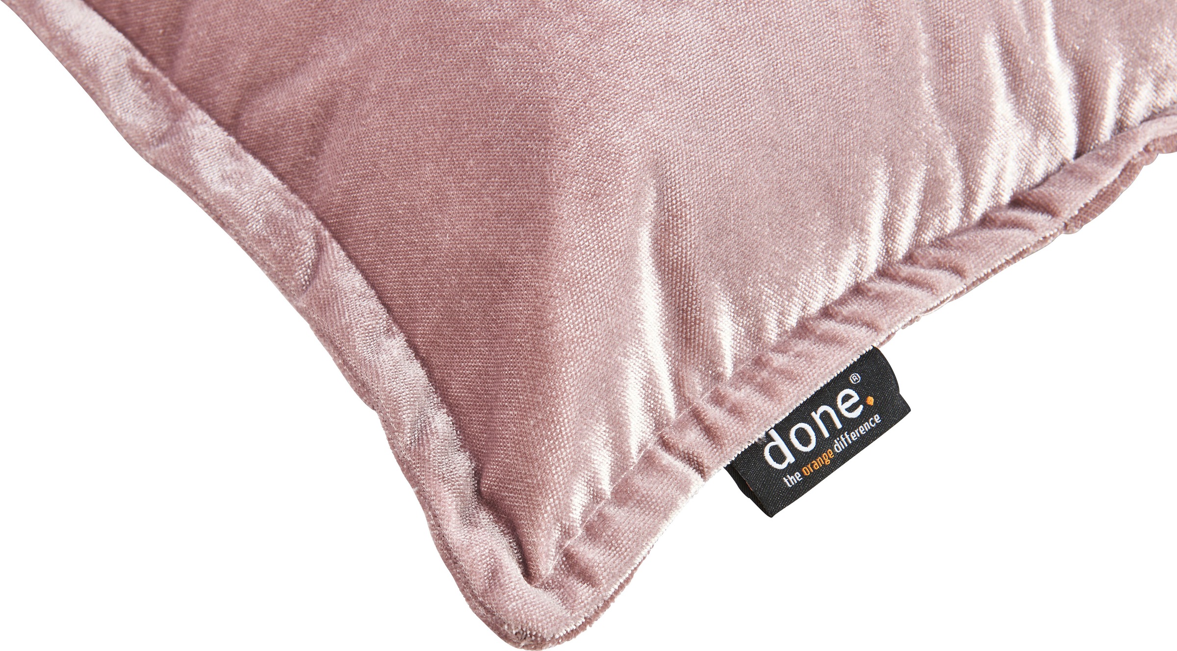 done.® Dekokissen »Glam« unifarben, Reißverschluss, Kissenhüle ohne Füllung, 1 Stück