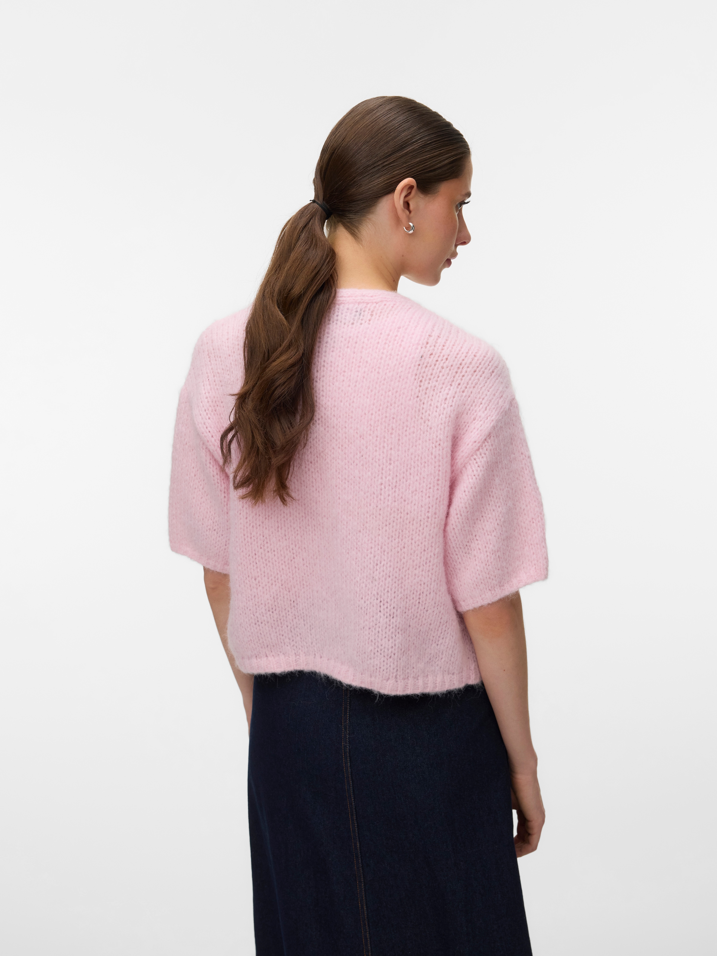 Vero Moda Strickjacke »VMMAYBE 2/4 OPEN CARDIGAN NOOS« Kunstfaser