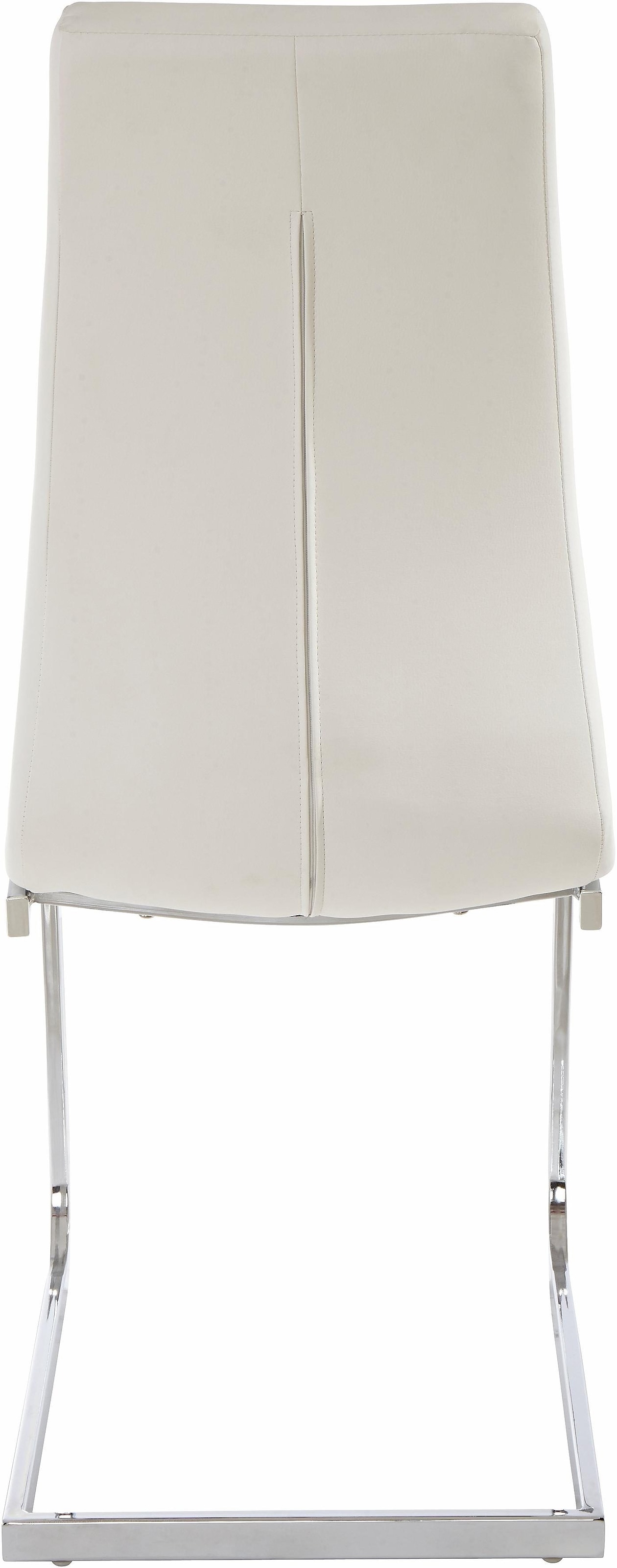 INOSIGN Freischwinger »Lola«, (Set), 4 St., Kunstleder, 2 oder 4 Stück, Bezug in Kunstleder oder Samtsoff, chrom Metallgestell