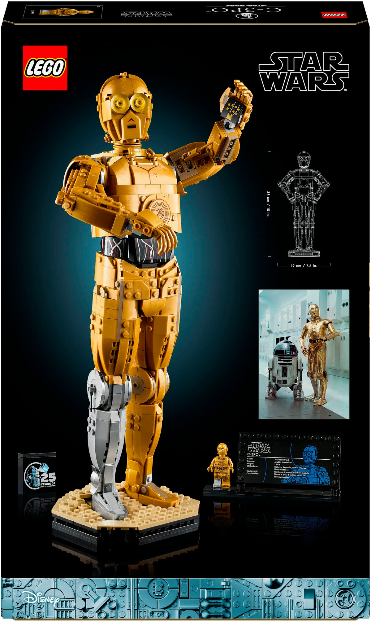 LEGO® Konstruktionsspielsteine »C-3PO™ (75398), LEGO Star Wars TM«, (1138 St.), Made in Europe