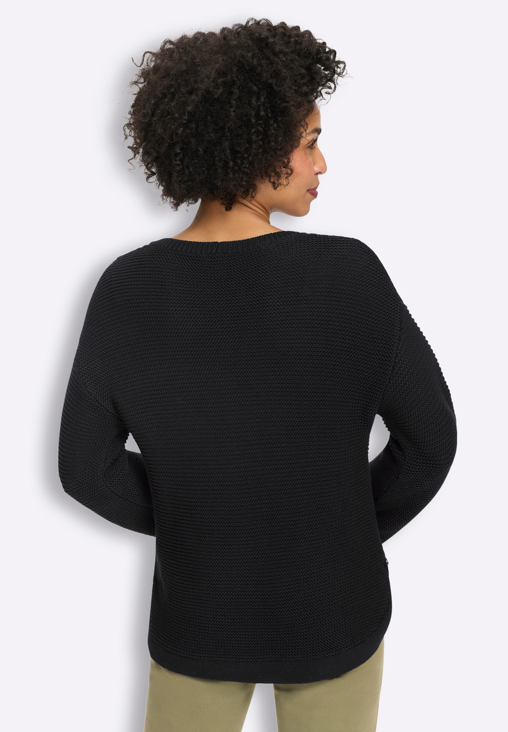 heine Strickpullover »Pullover Pullover mit Seitenschlitzen«