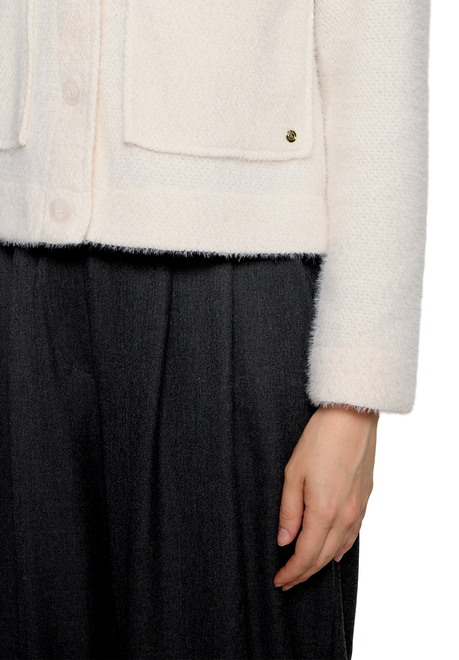 Betty&Co Outdoorjacke »Casual-Jacke mit Kragen«