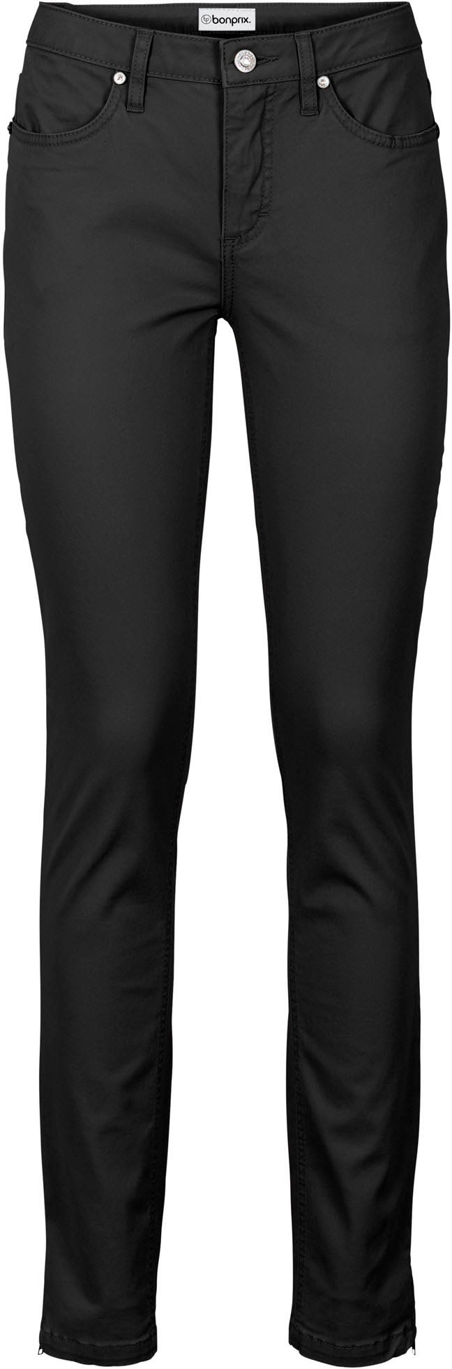 bonprix Skinny-fit-Jeans »Skinny-Jeans Mid Waist, cropped« Skinny-fit, Mid Waist, cropped Schnitt, Kurzgröße