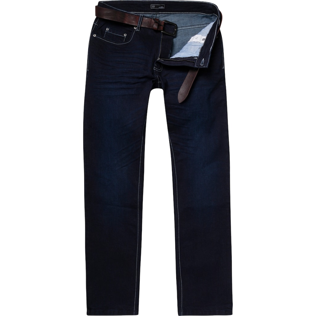 John Devin Straight-Jeans, mit Stretch