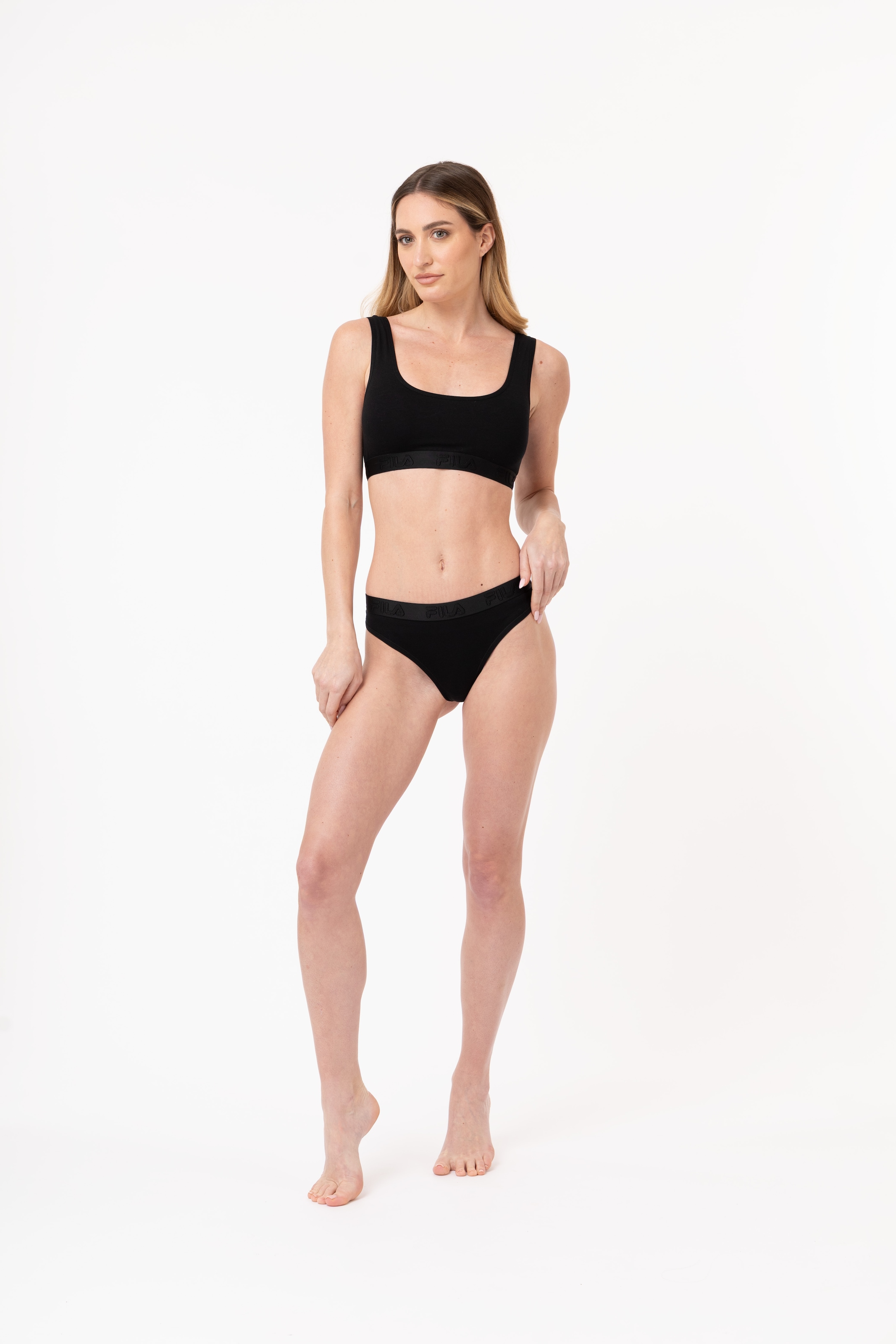 Fila Brasilslip Baumwollmix, elastisch, Logobund