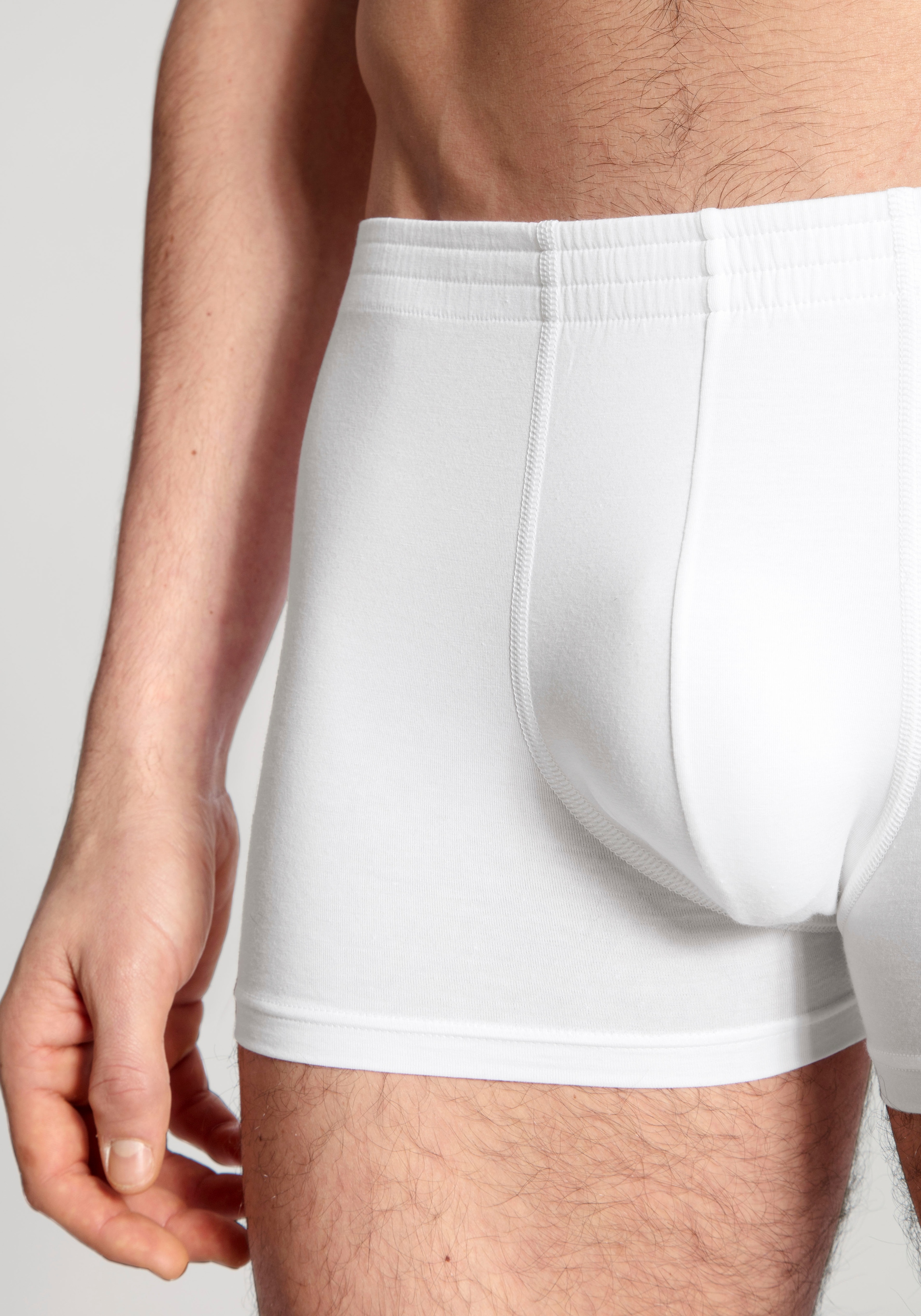 CALIDA Boxer »Focus«, mit bezogenem Bund, Single Jersey, weiche Haptik, elastisch