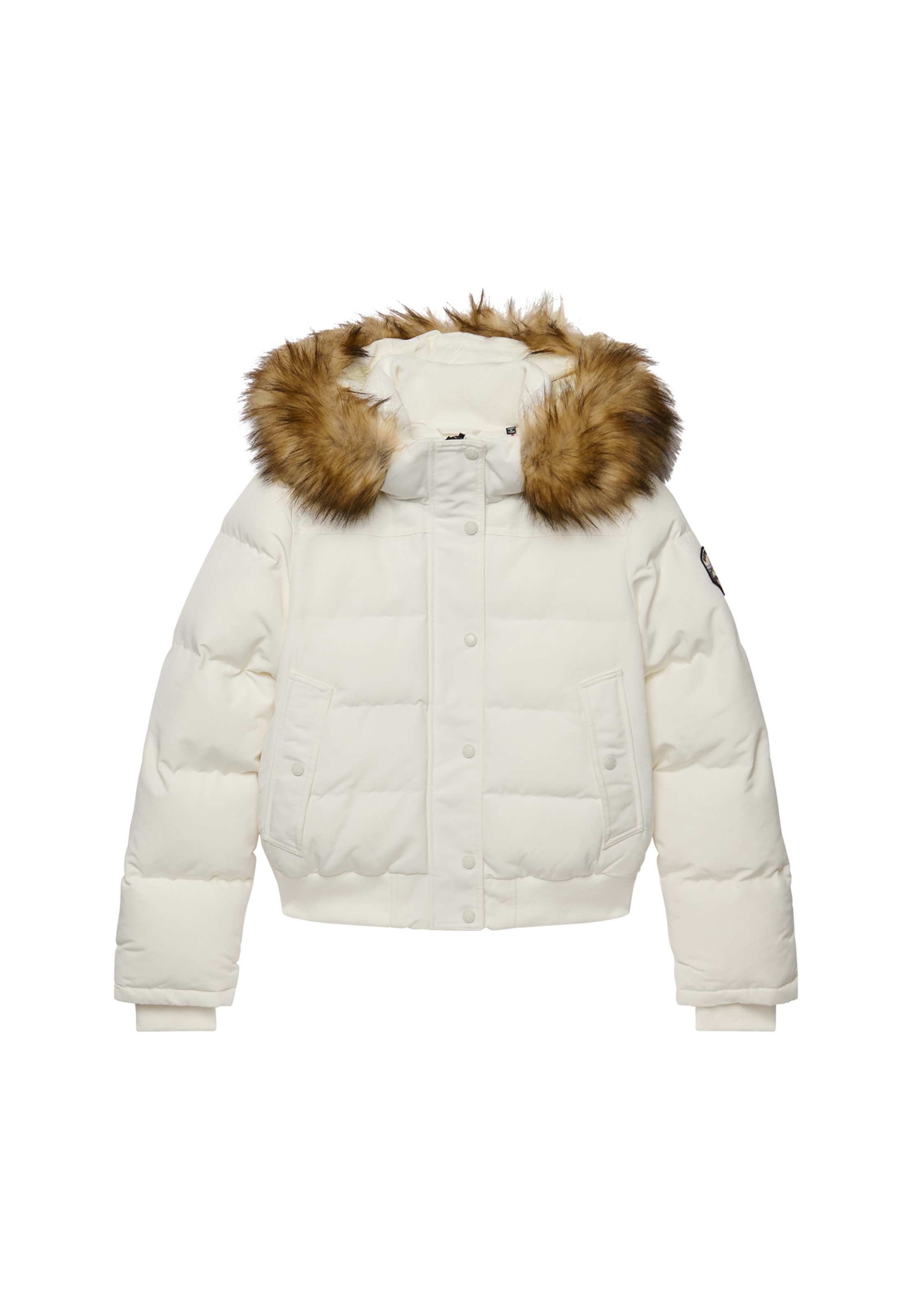 Superdry Steppjacke »EVEREST HOODED BOMBER JKT« mit Kapuze Kunstfaser, slim fit