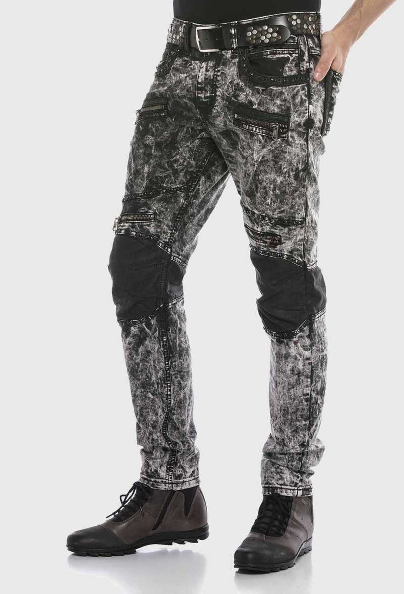 Cipo & Baxx 5-Pocket-Jeans »Cipo & Baxx Jeans« im Kontrastdesign
