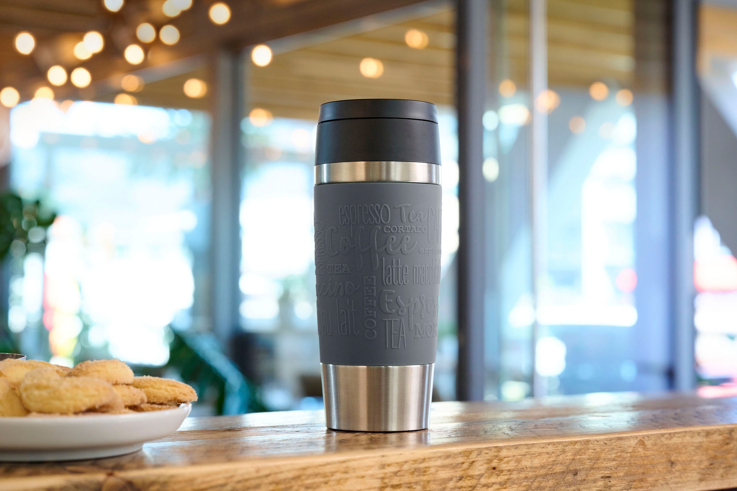 Emsa Thermobecher »Travel Mug Classic, mit 360°-Trinköffnung«, 4h heiß, 8h kalt - 360 ml / 6h heiß, 12h kalt - 500 ml, 100% dicht