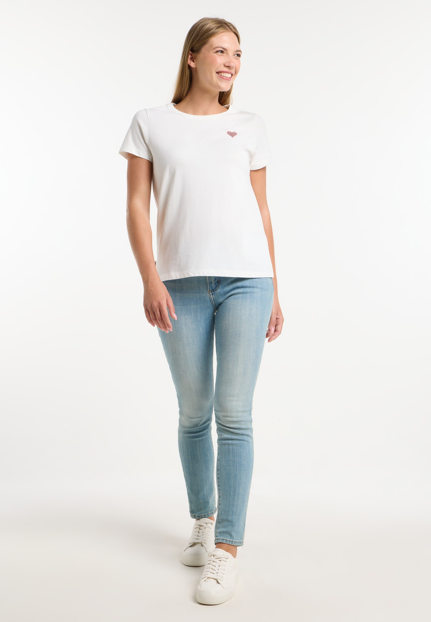 Ragwear Kurzarmshirt »ADORI A« mit Rundhalsausschnitt, ohne Verschluss, aus Baumwolle und Polyester