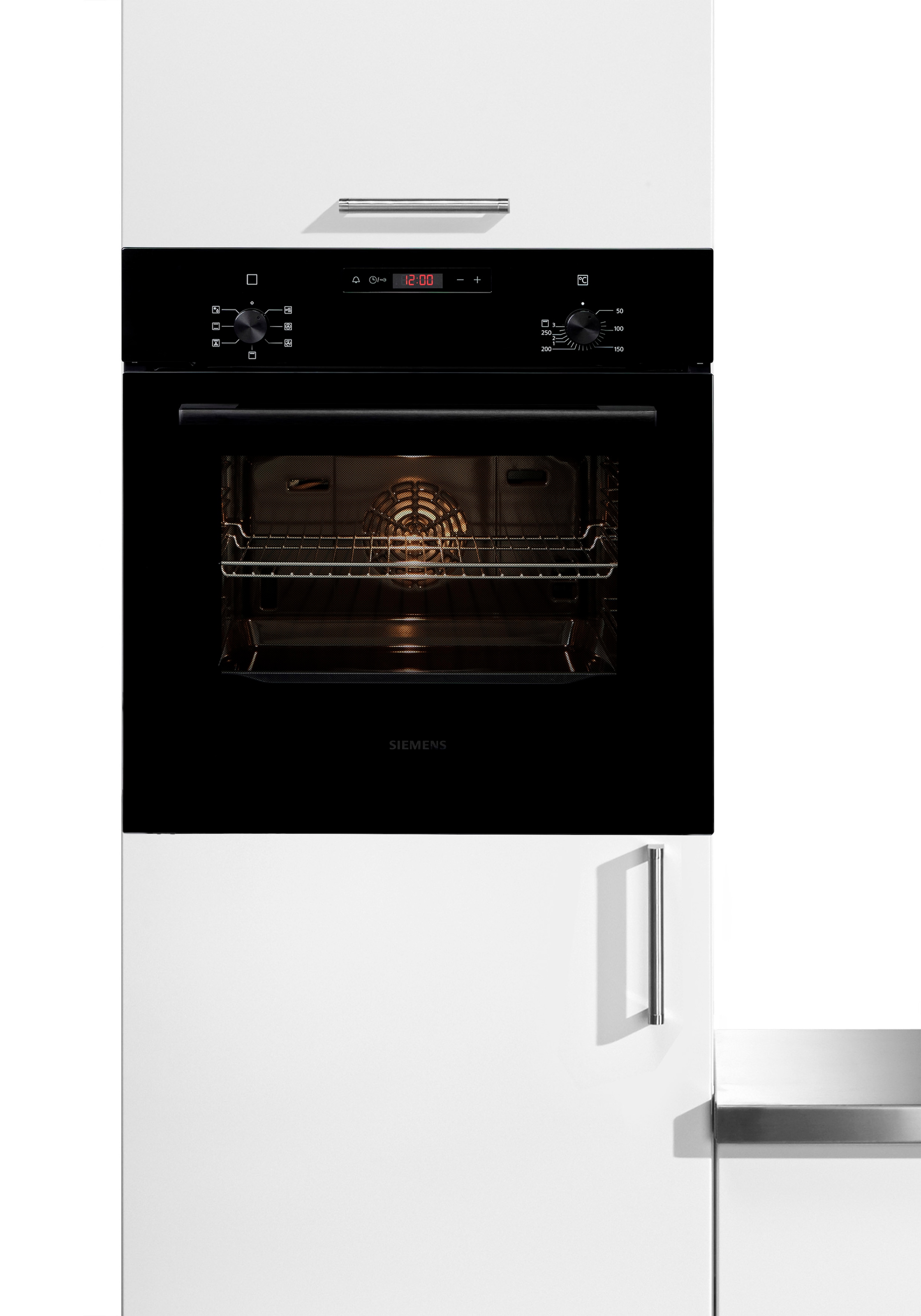 SIEMENS Backofen iQ100 »HB013FBB1« 3D-Heißluft für gleichmäßige Hitzeverteilung & perfekte Ergebnisse