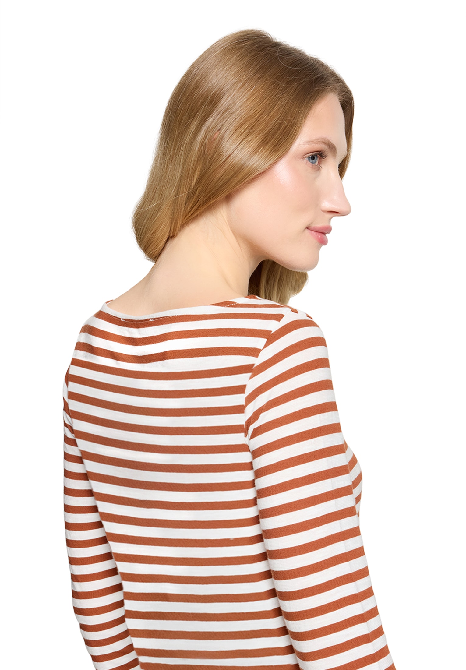 Betty&Co 3/4-Arm-Shirt »Ringelshirt mit U-Boot-Ausschnitt«