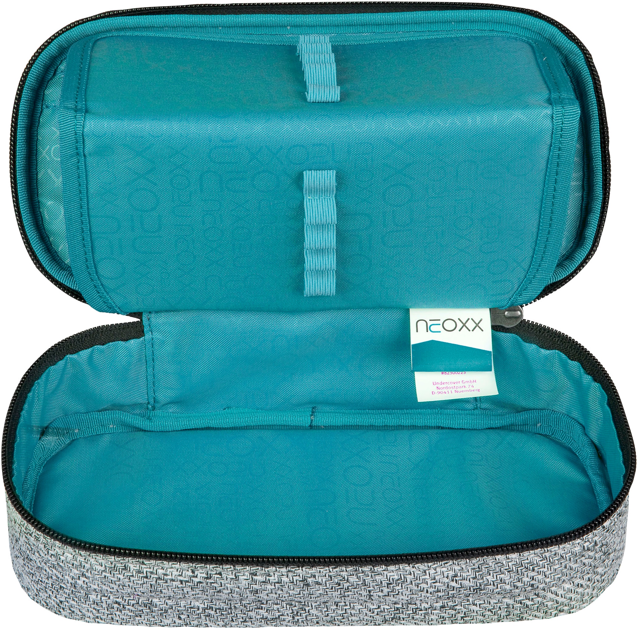 neoxx Schreibgeräteetui »Schlamperbox, Jump, Wool the World«, teilweise aus recyceltem Material