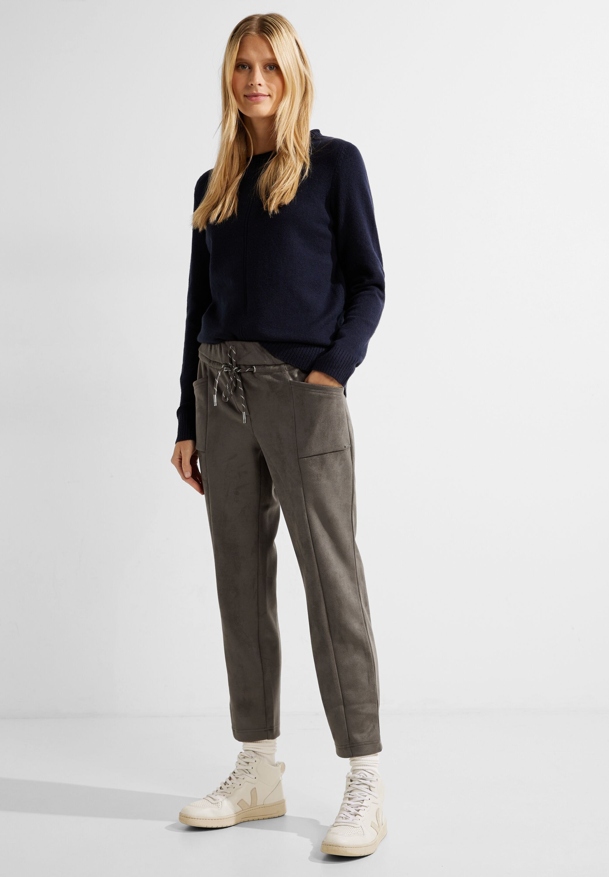 ♕ bei Cecil Style Tracey« Pants Jogger »Velourshose