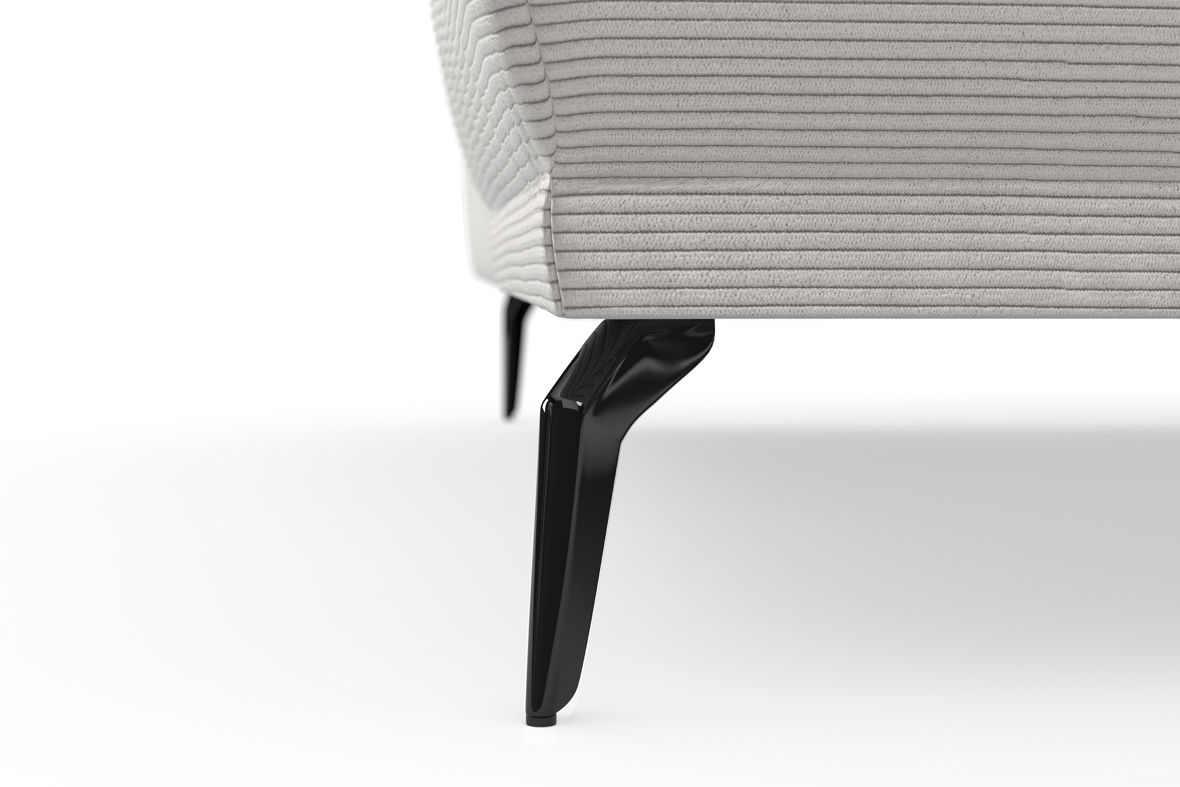 INOSIGN Ecksofa »Coco L-Form«, Sitztiefen-, Arm- und Kopfteilverstellung, Cord-Bezug, Fußhöhe 15 cm