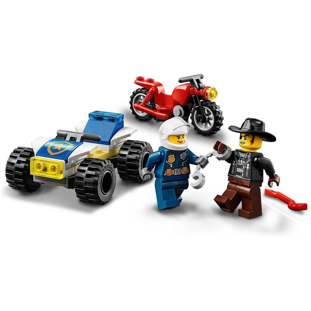LEGO® Konstruktionsspielsteine »Verfolgungsjagd mit dem Polizeihubschrauber (60243), LEGO® City«, (212 St.)
