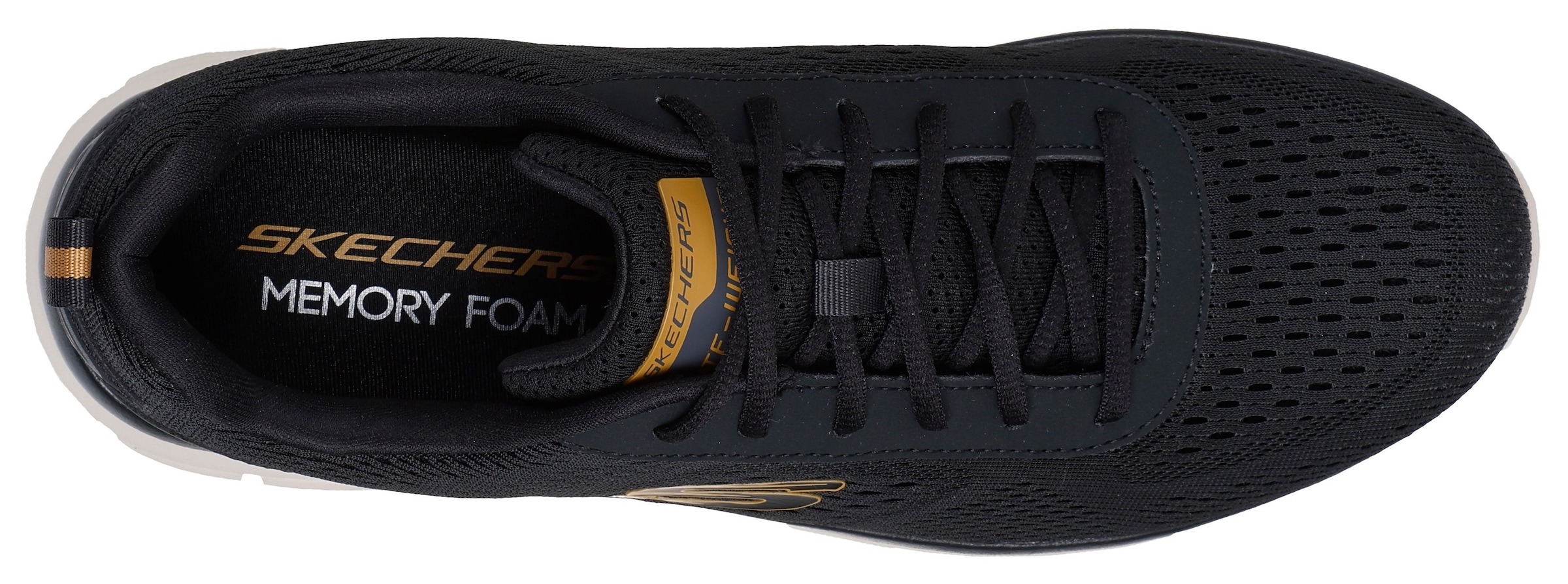 Skechers Schnürschuh »TRACK-LESHUR«, Freizeitschuh, Trainingsschuh im Materialmix