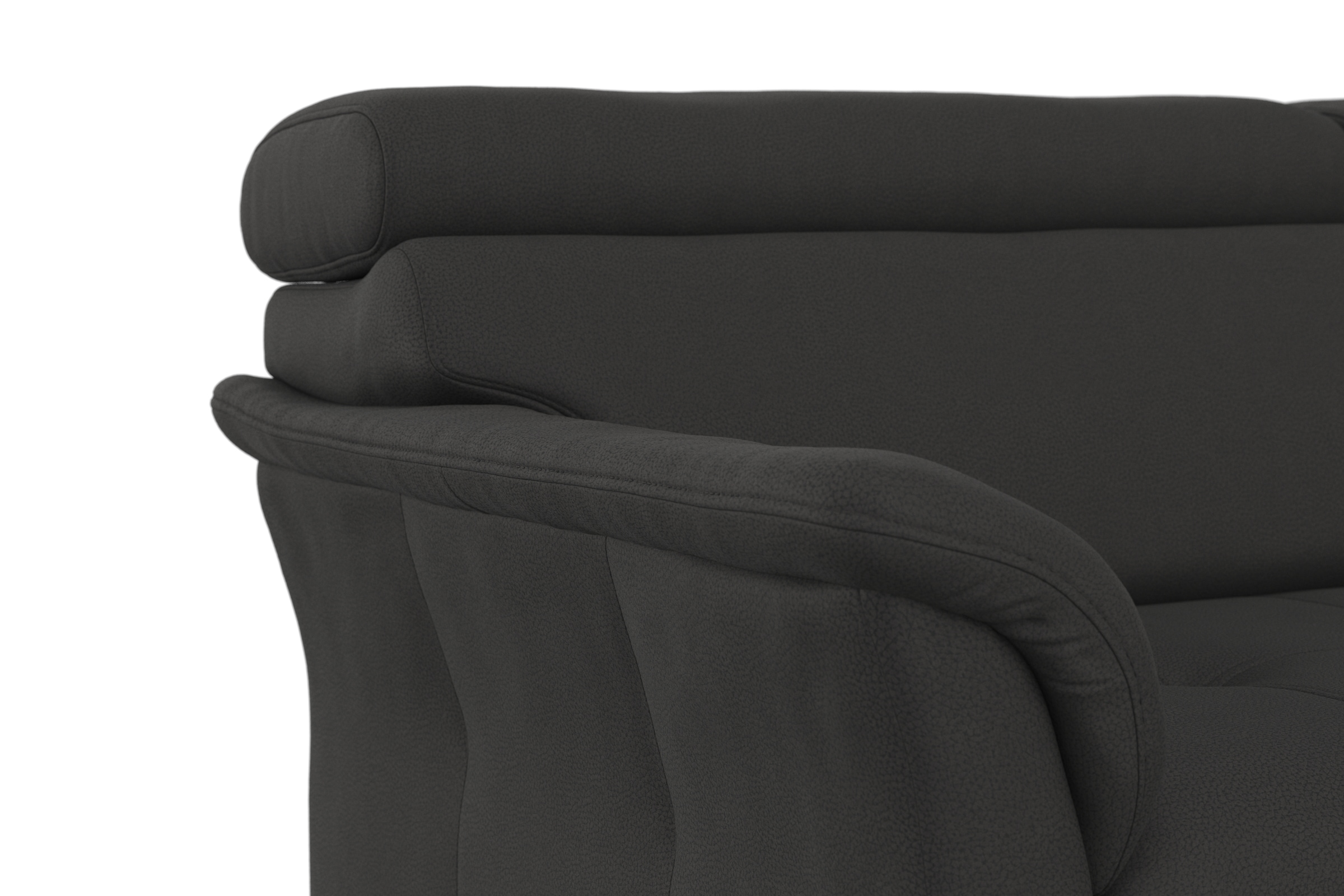 sit&more Ecksofa »Marano L-Form«, inklusive Kopfteilverstellung, wahlweise mit Bettfunktion, Bettkasten