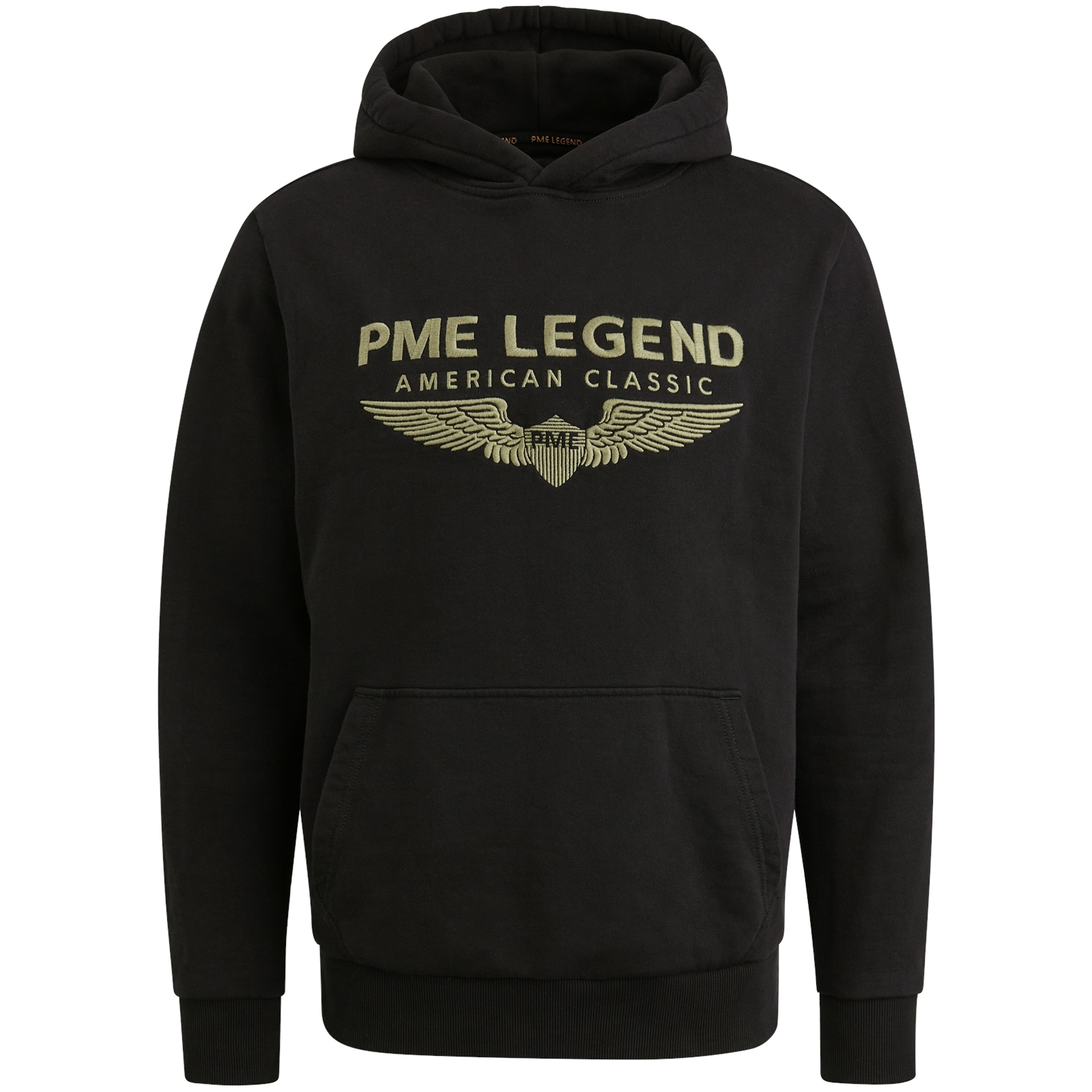 PME LEGEND Kapuzensweatshirt »Hooded soft terry with logo« mit Logostickerei